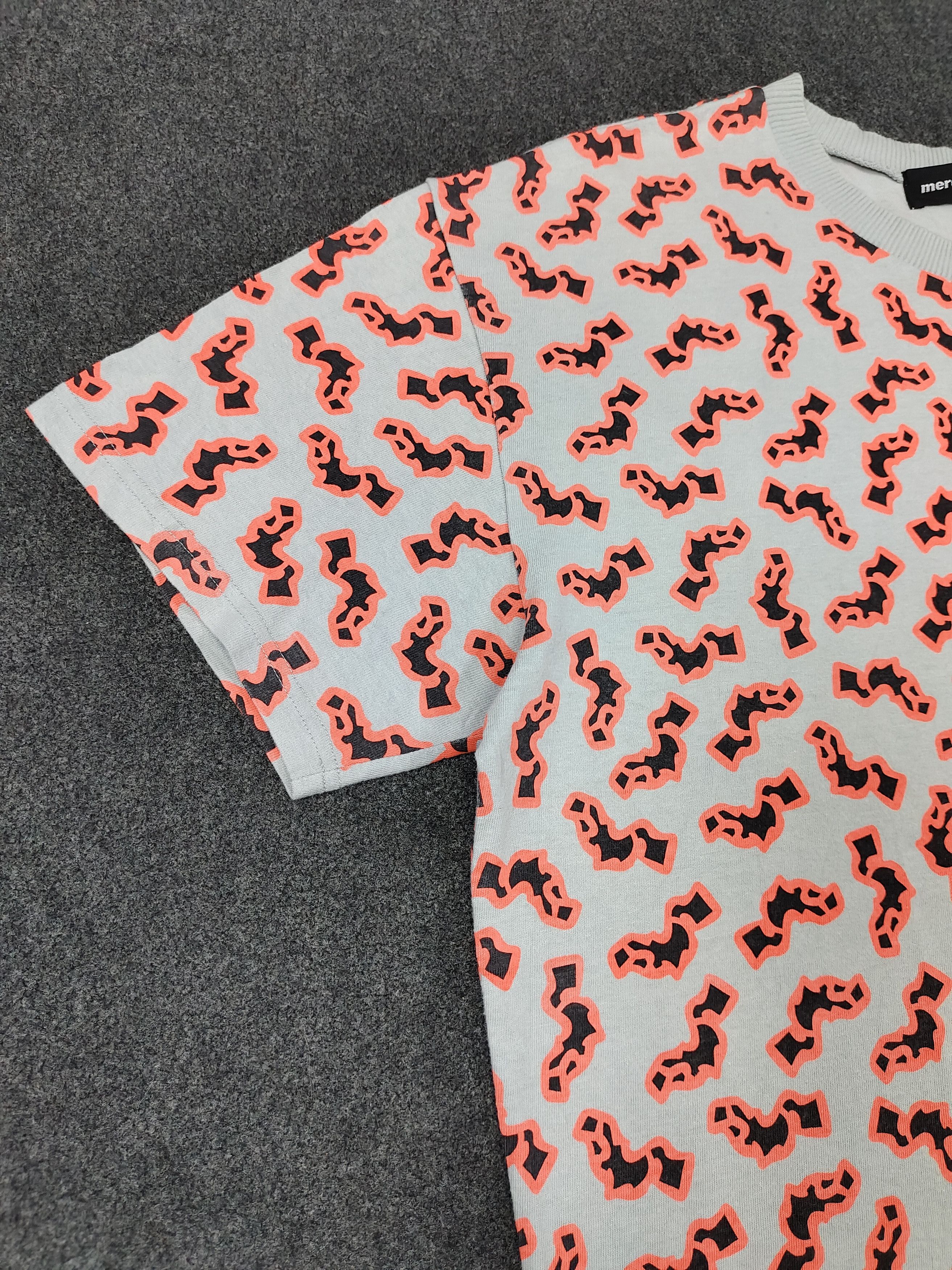 mercibeaucoup Mercibeaucoup All Over Neon Bat Graphic Pattern Harajuku Pop Size L / US 10 / IT 46 - 4 Thumbnail