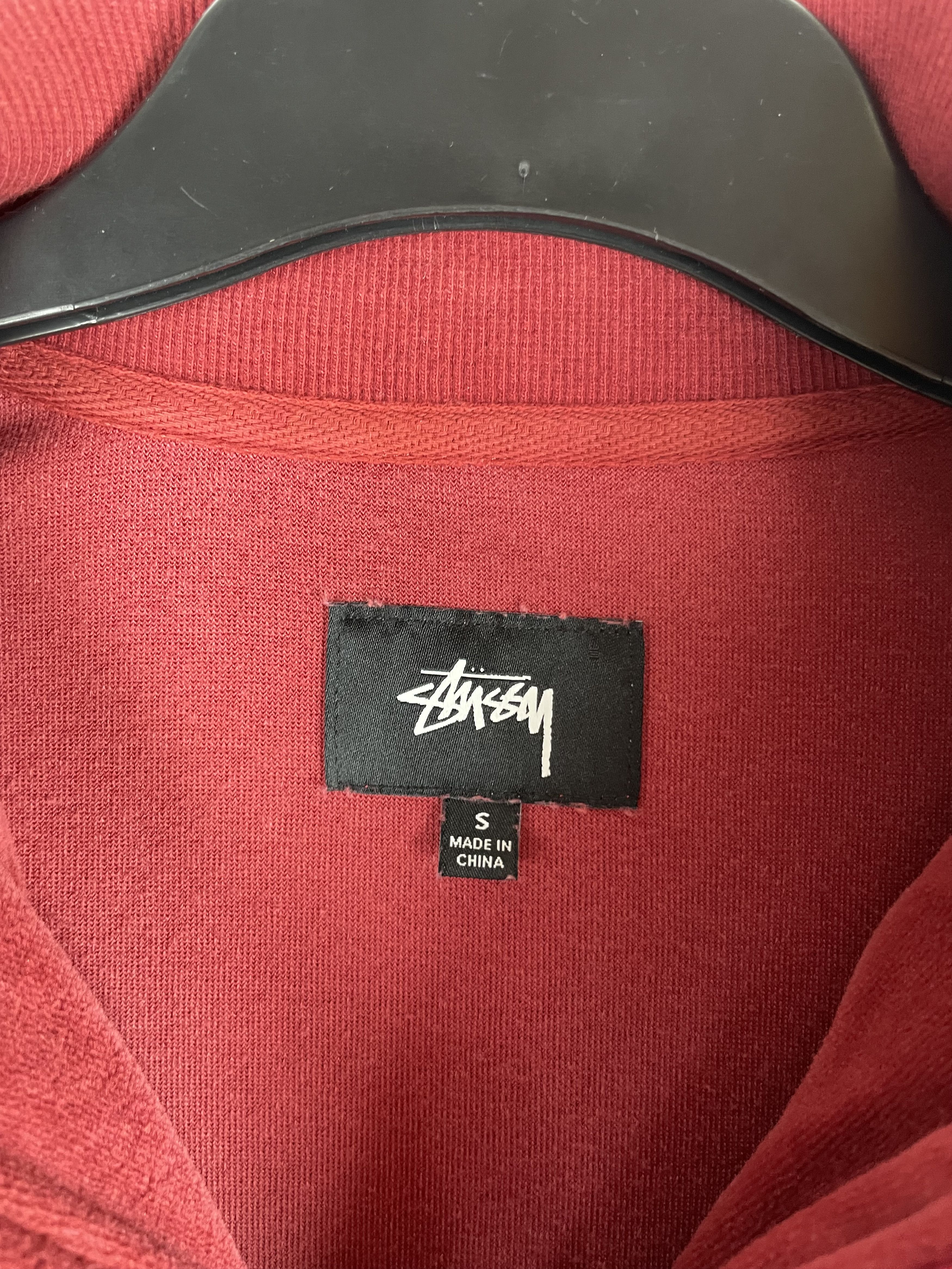 Stussy Vintage 90's Stussy 1/3 Velour Zip Sweatshirt Size US S / EU 44-46 / 1 - 6 Thumbnail