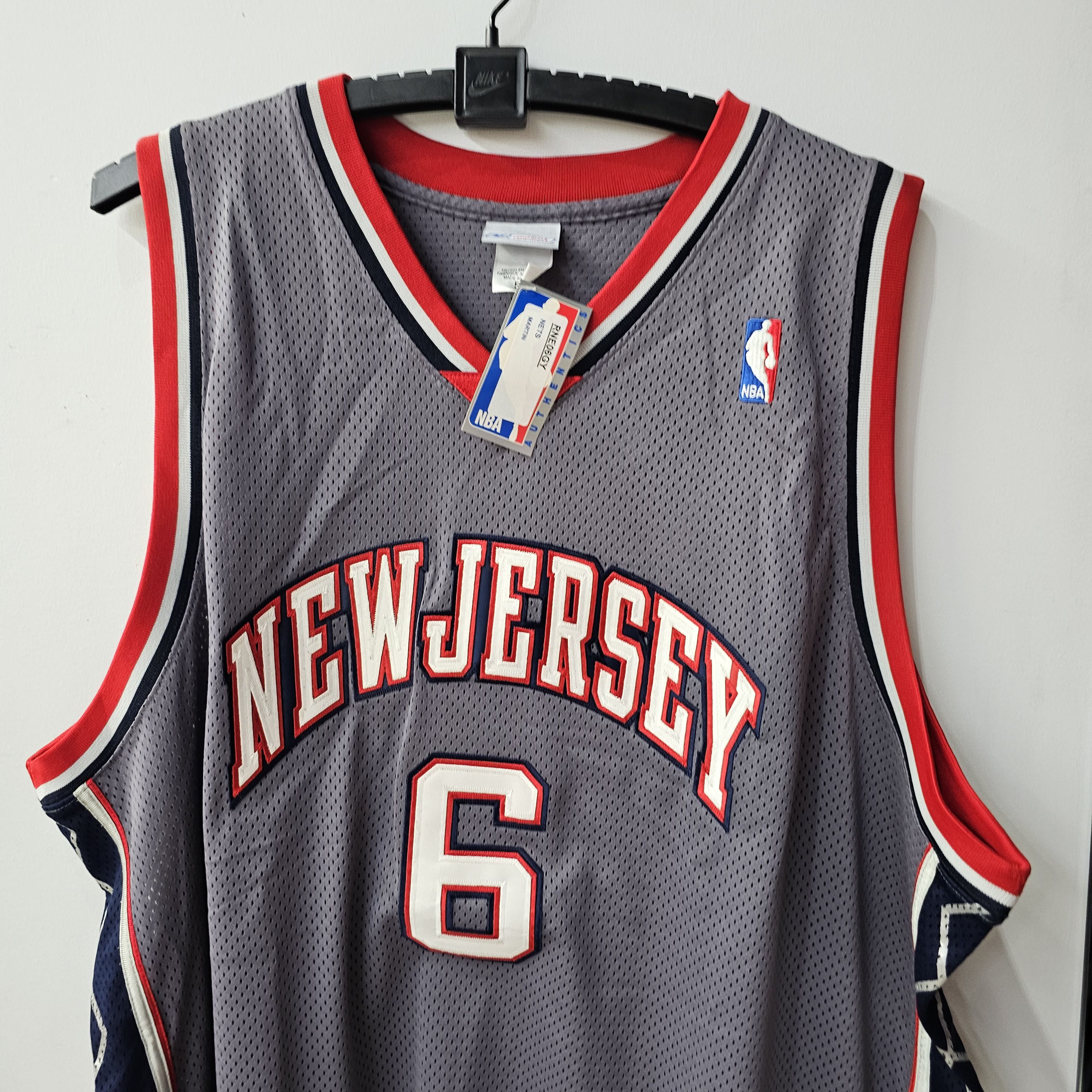Reebok New Jersey Nets Kenyon Martin Authentic Jersey sz.56 Size US XXL / EU 58 / 5 - 1 Thumbnail