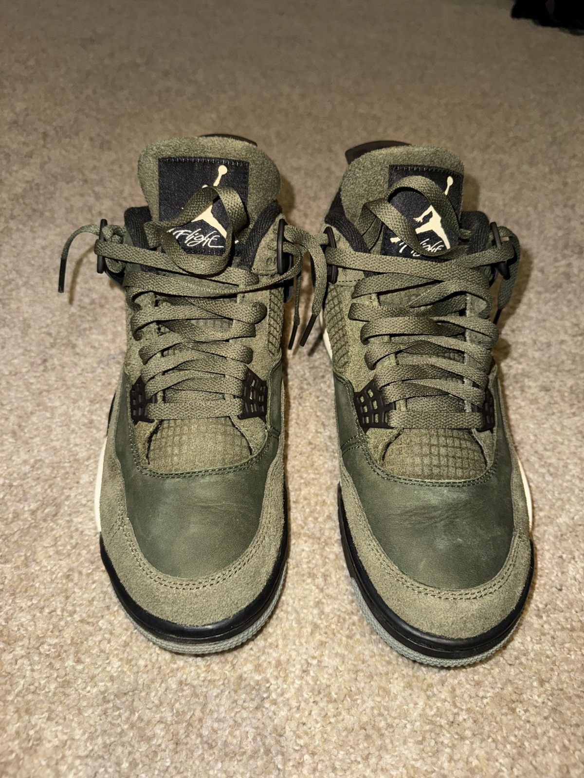 Jordan Brand Jordan Olive Retro 1s Size US 10 / EU 43 - 1 Thumbnail