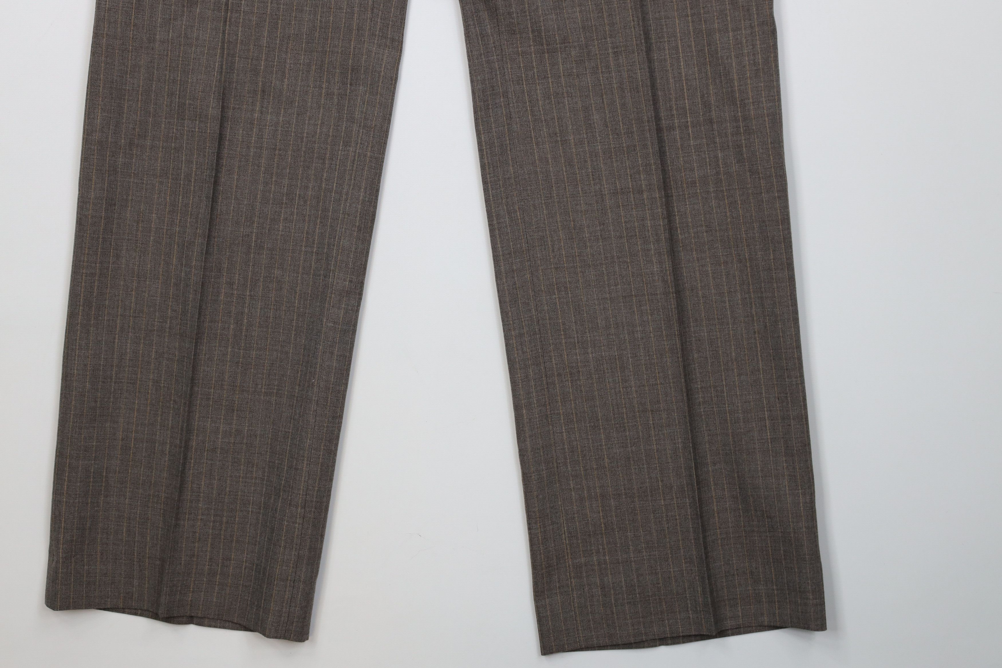 Vintage Vintage 70s Streetwear Knit Striped Wide Leg Chino Pants USA Size US 32 / EU 48 - 5 Thumbnail