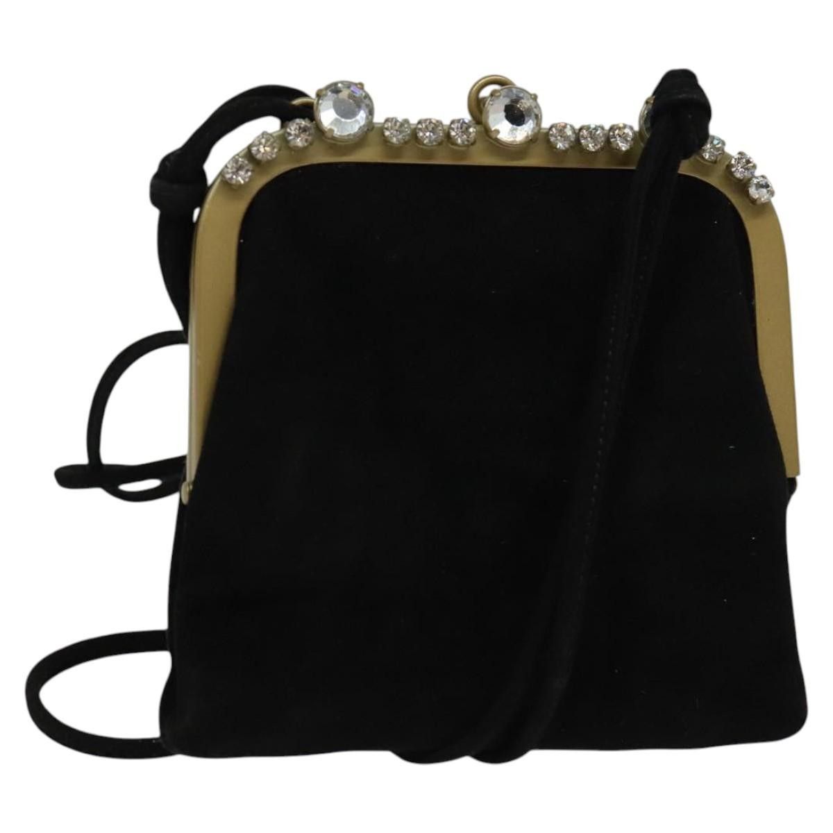 Miu Miu Miu Miu Kisslock Clutch Suede Size ONE SIZE - 1 Thumbnail
