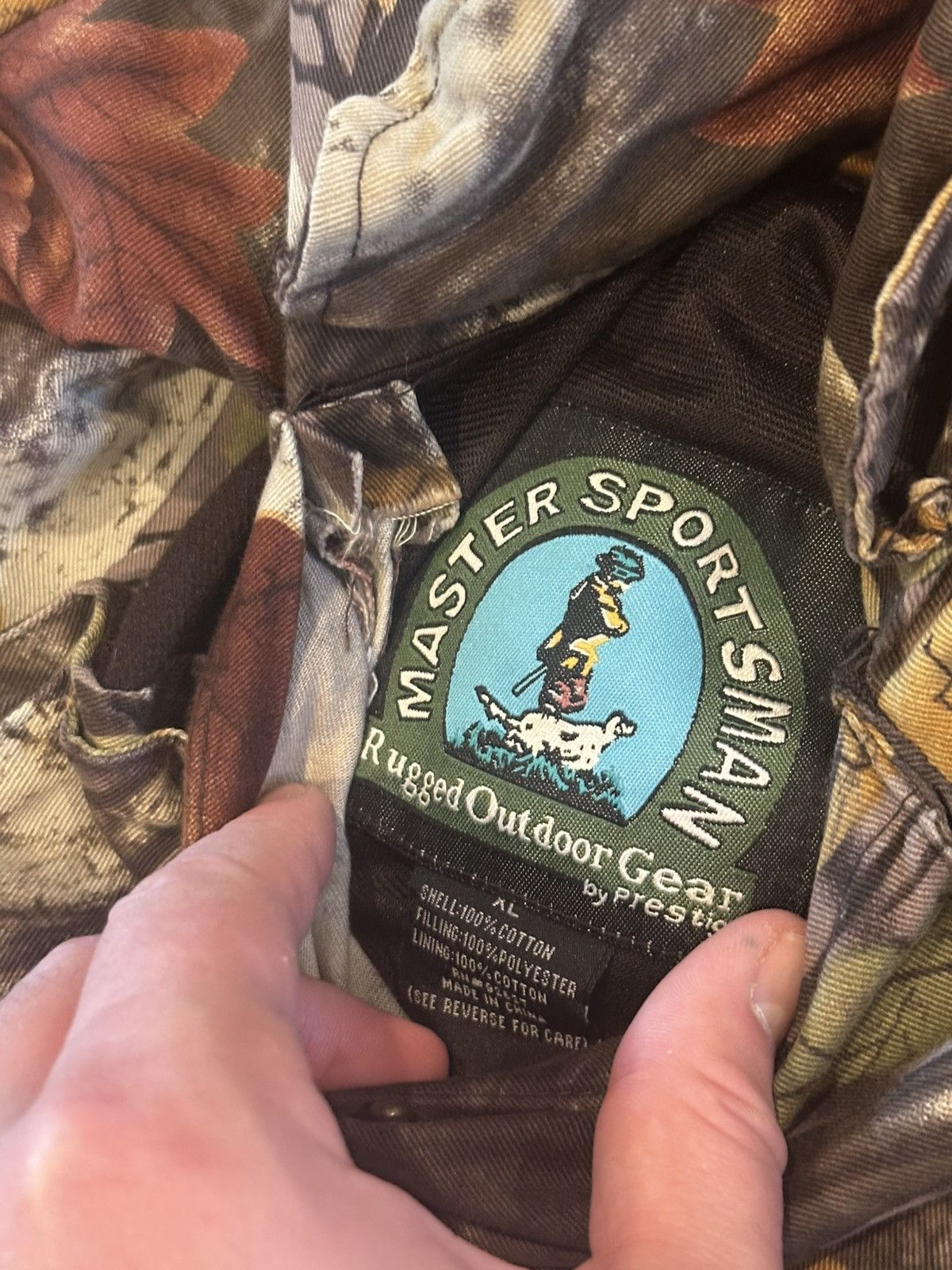 Vintage Vintage Reversible Camo Master Sportsman Hooded Bomber Jacke Size US L / EU 52-54 / 3 - 7 Thumbnail