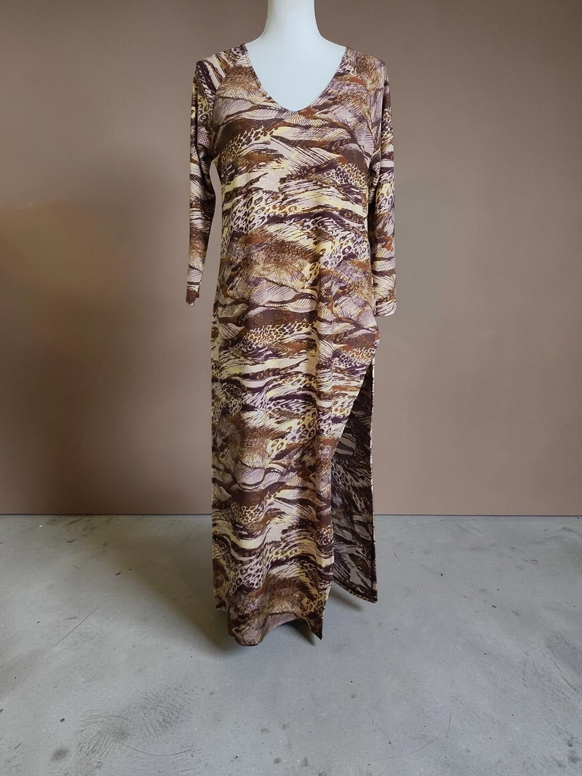 Other Renee Greenstein Women With Control Brown Patterned Tunic Size S / US 4 / IT 40 - 3 Thumbnail