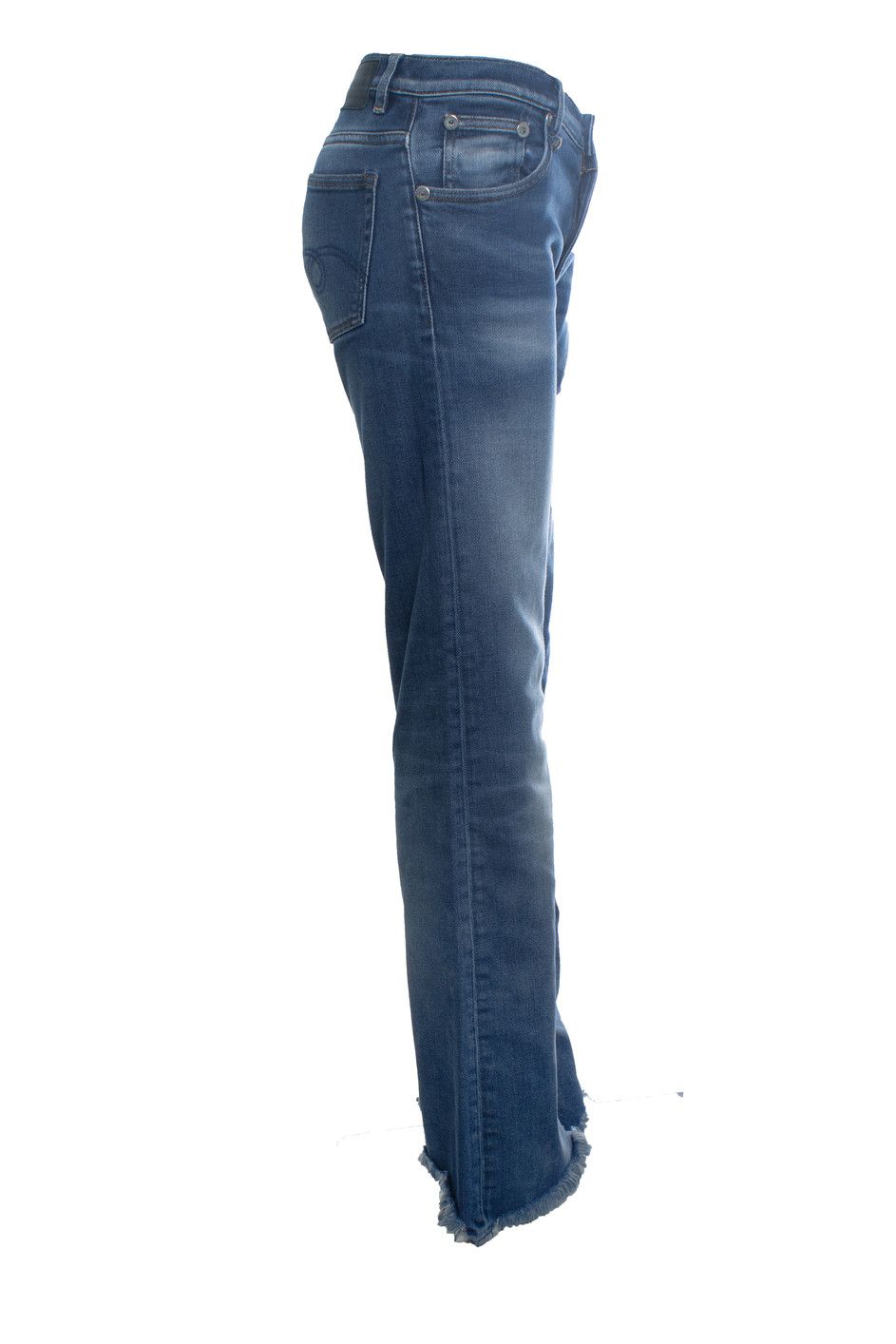 R13 R13, blue Jane jeans with raw edges Size 28" / US 6 / IT 42 - 2 Thumbnail