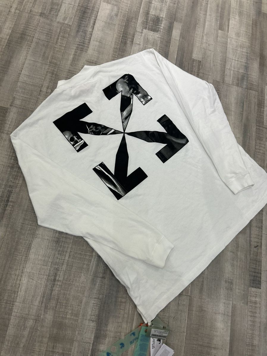 Off-White Off-White Caravaggio Arrow Long-Sleeve Tee Size US M / EU 48-50 / 2 - 5 Thumbnail