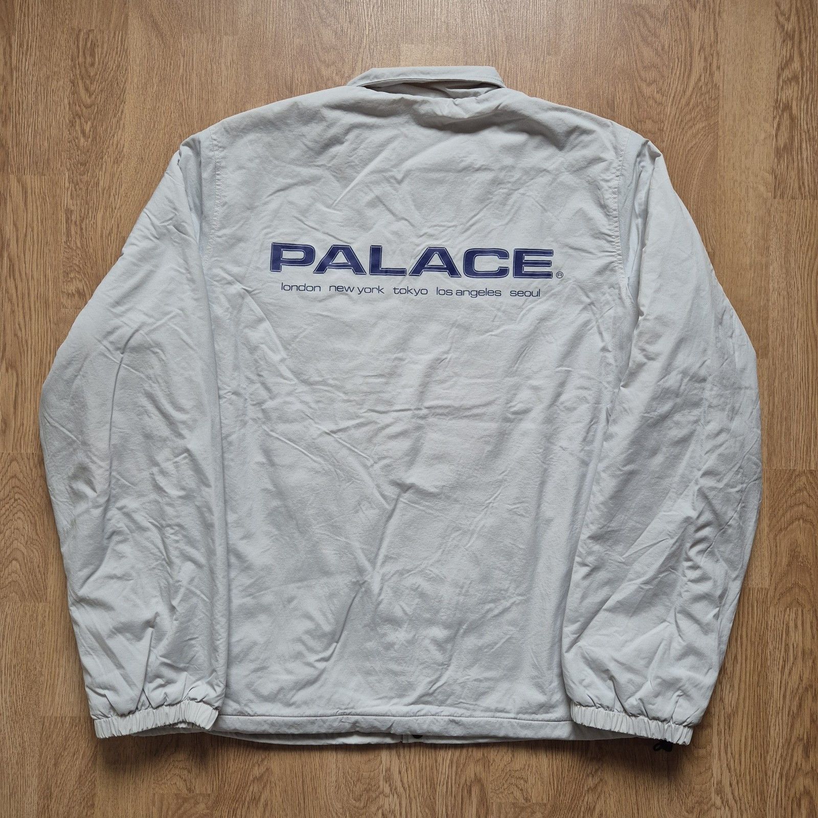 Palace Palace Fleece Lined Coach Jacket Concrete Grey New FW24 Size US L / EU 52-54 / 3 - 2 Thumbnail