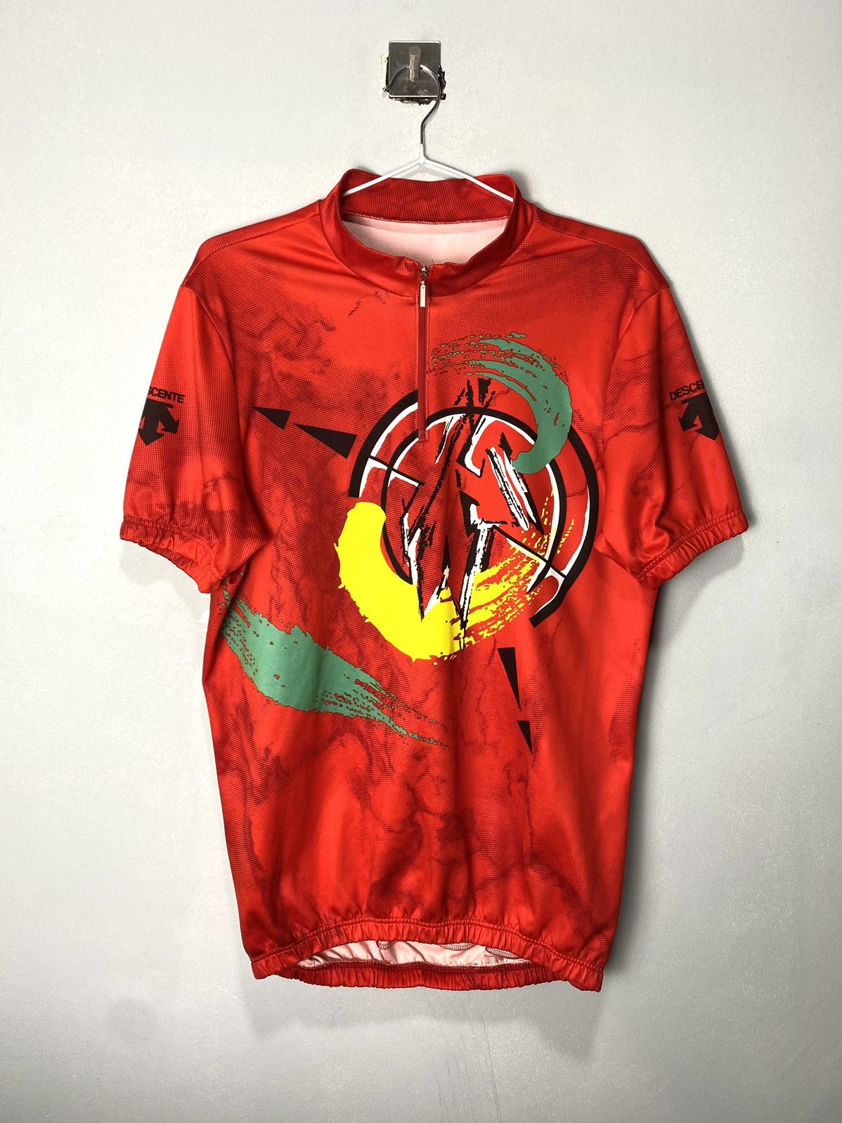 Bicycle Vintage Descente Cycling Jersey T Shirt Size US L / EU 52-54 / 3 - 1 Thumbnail