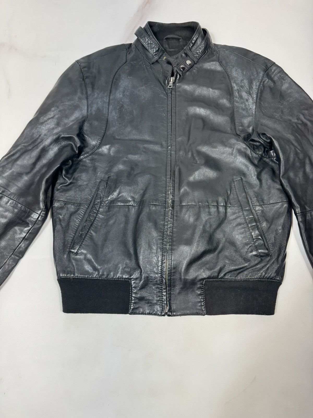 Vintage Vintage Paul Kehl Leather Motorcycle Biker Jacket Size US M / EU 48-50 / 2 - 6 Thumbnail