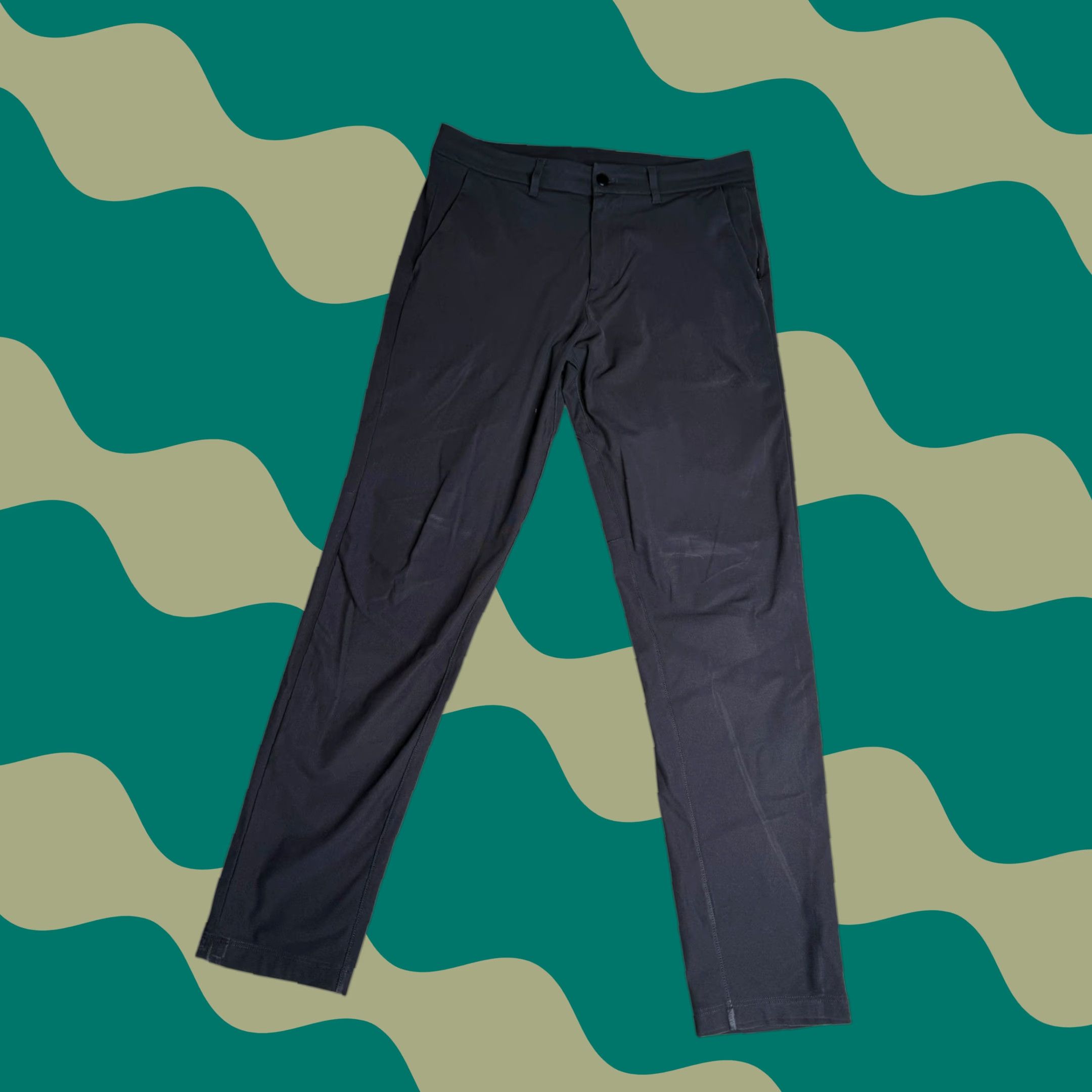 Ralph Lauren Vtg Lauren Ralph Lauren High Performance Wool Dress Pants Mens 36x30 Gray Y2k Size US 36 / EU 52 - 1 Thumbnail