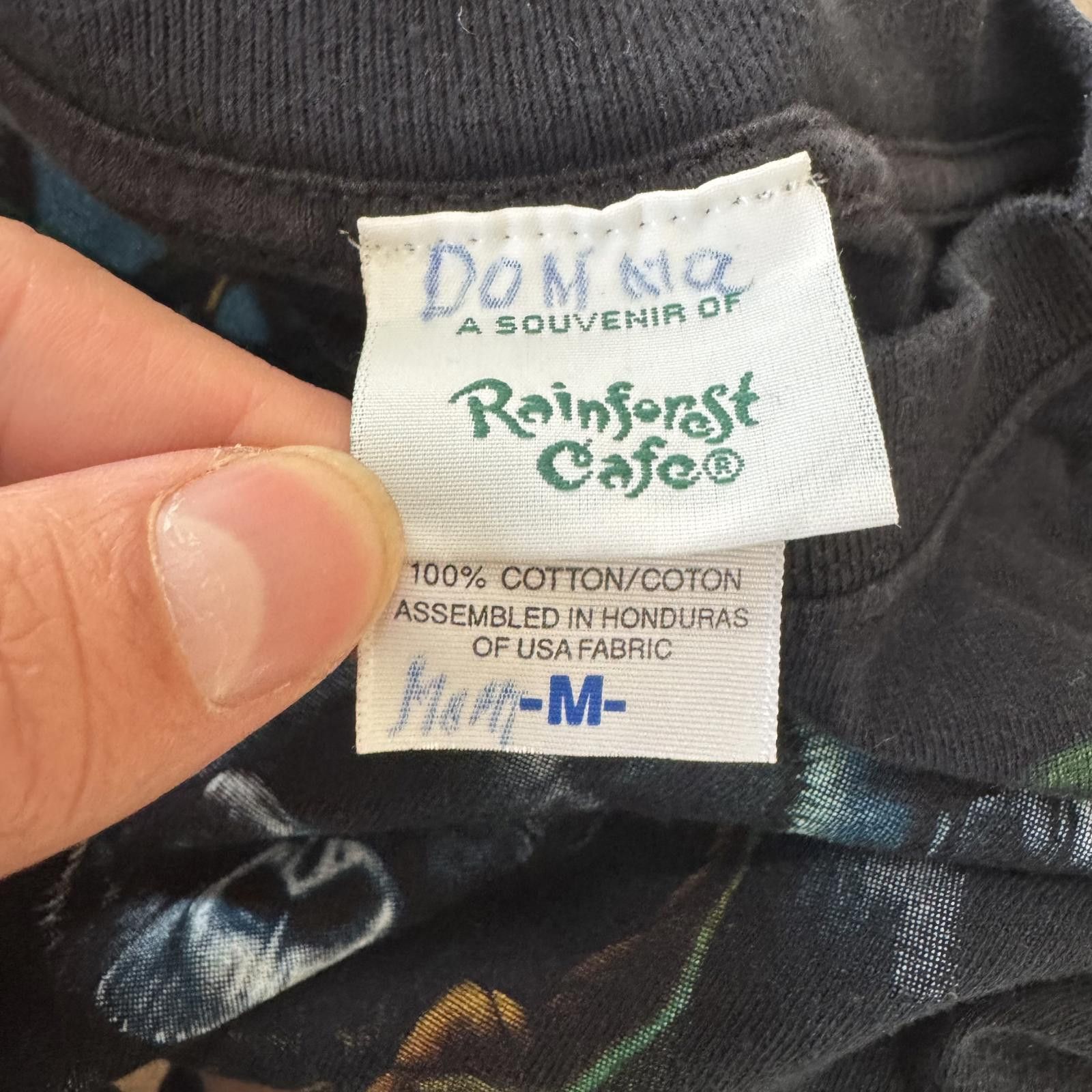 Other Vintage 90s Liquid Blue Rainforest Cafe Gorilla Nature Shirt Size US M / EU 48-50 / 2 - 4 Thumbnail