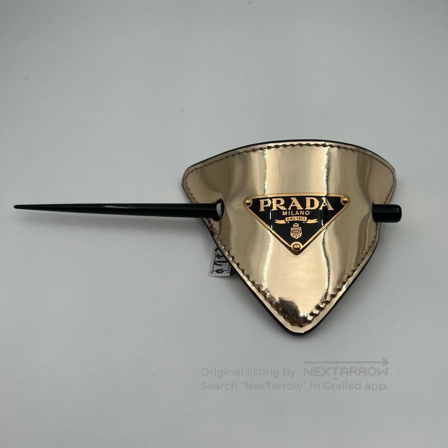 Prada Prada Leather hairpin accessories Size ONE SIZE - 1 Thumbnail