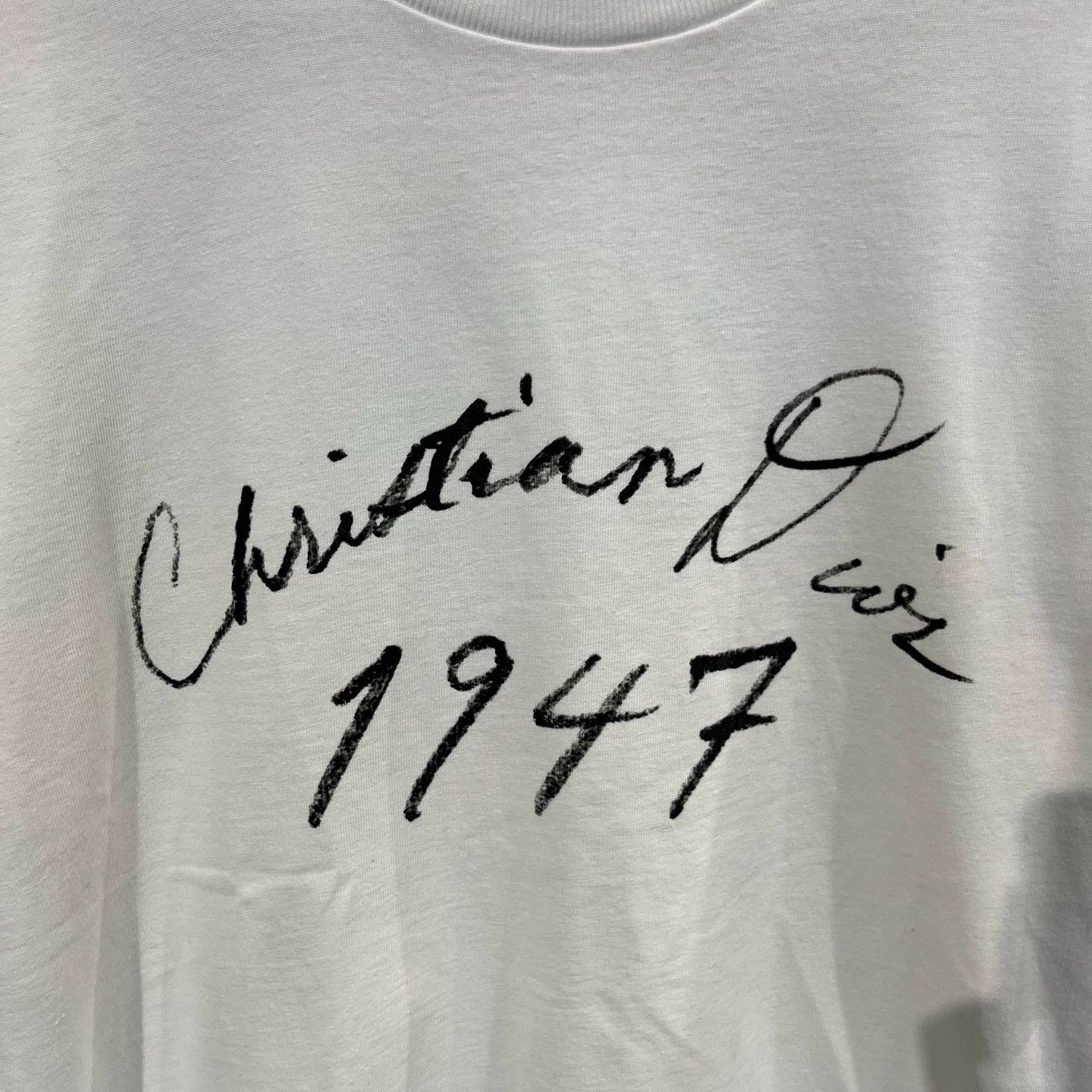 Dior Dior oversized white logo print T-shirt M 99 new Size M / US 6-8 / IT 42-44 - 2 Thumbnail