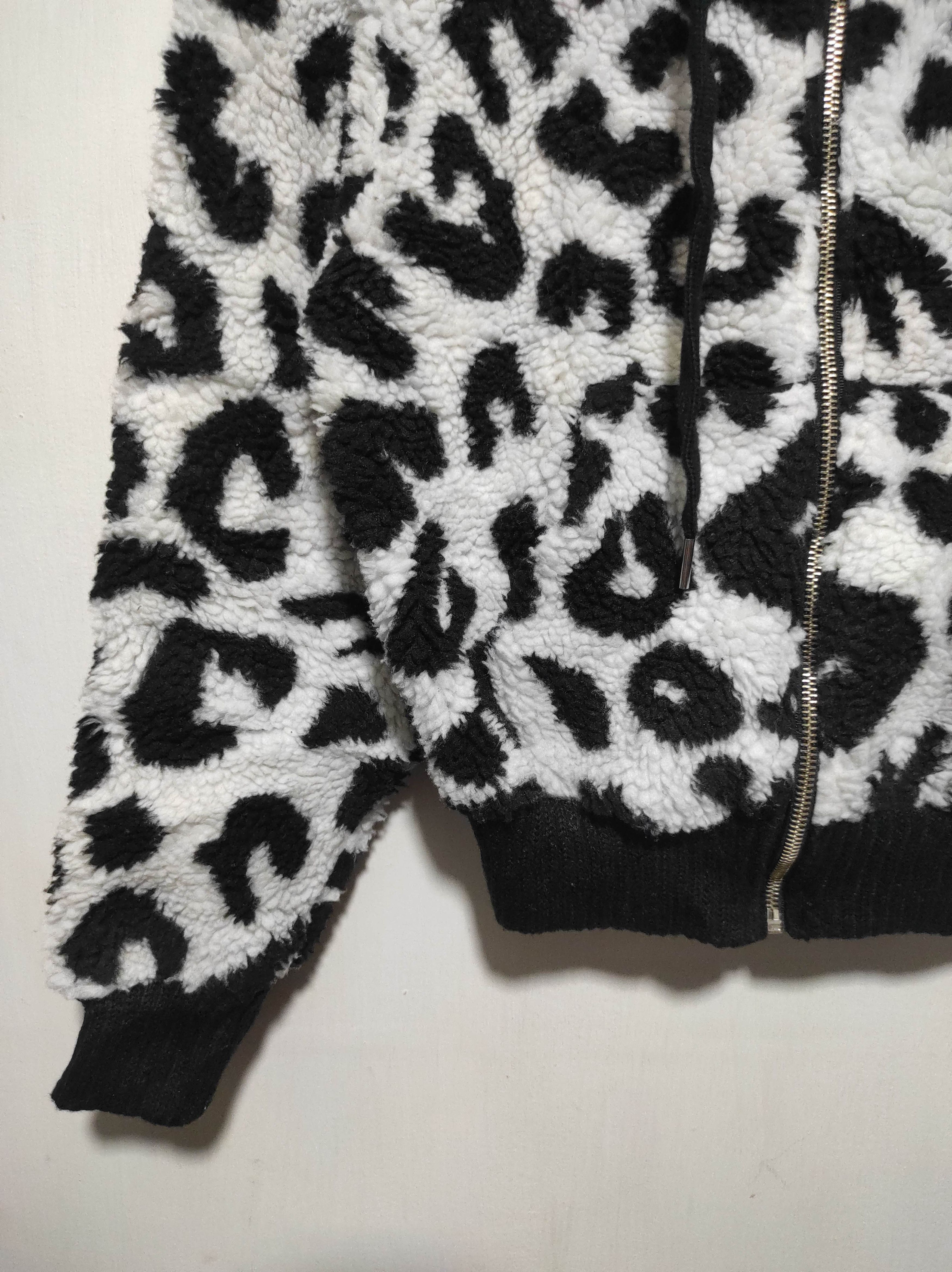 Hysteric Glamour Leopard Sherpa Zip Fur Hoodie IfSixWasNine LGB style Size S / US 4 / IT 40 - 4 Thumbnail