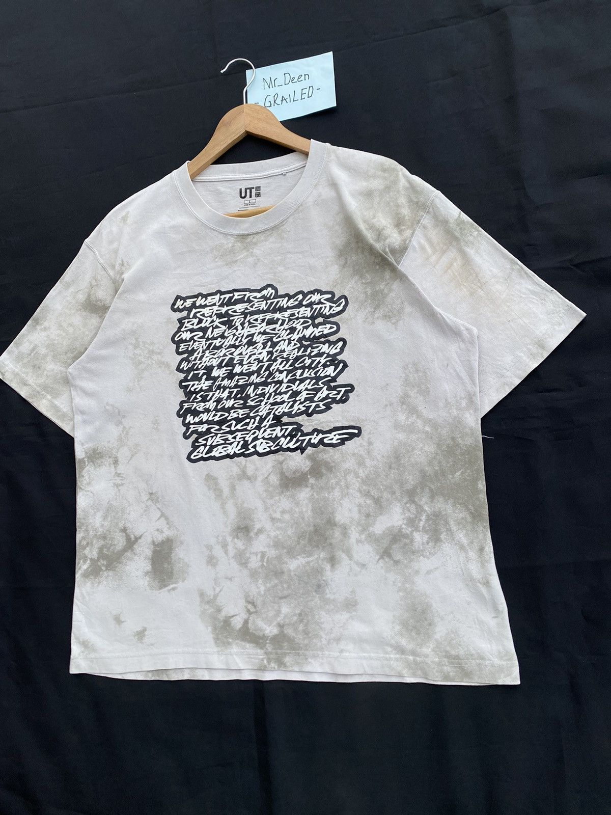 Futura Rare Uniqlo Futura Words Tshirt Size US L / EU 52-54 / 3 - 3 Thumbnail