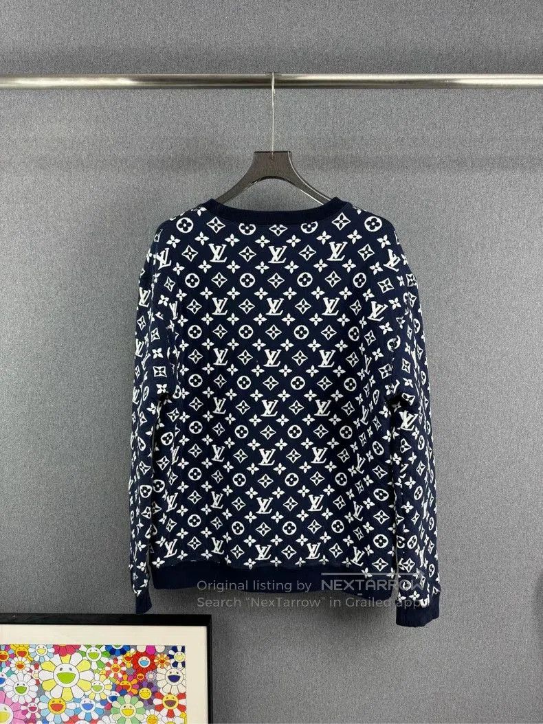 Louis Vuitton LOUIS VUITTON Monogram Knit Sweatshirt. Size US XXL / EU 58 / 5 - 2 Thumbnail