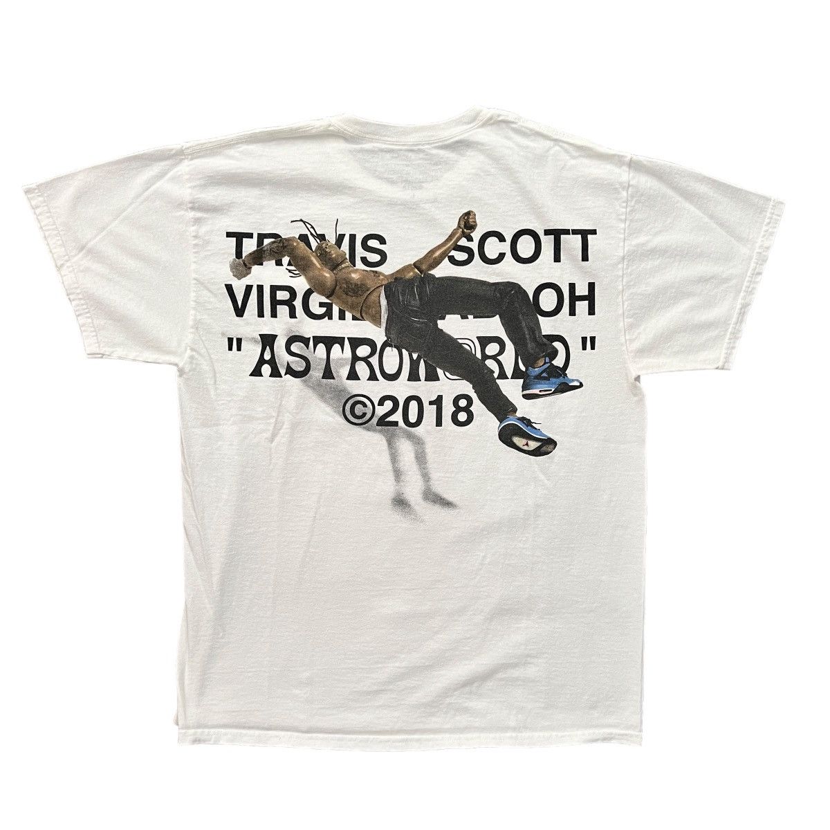 Travis Scott 2018 Travis Scott x Virgil Abloh Astroworld Pocket T Shirt Grailed