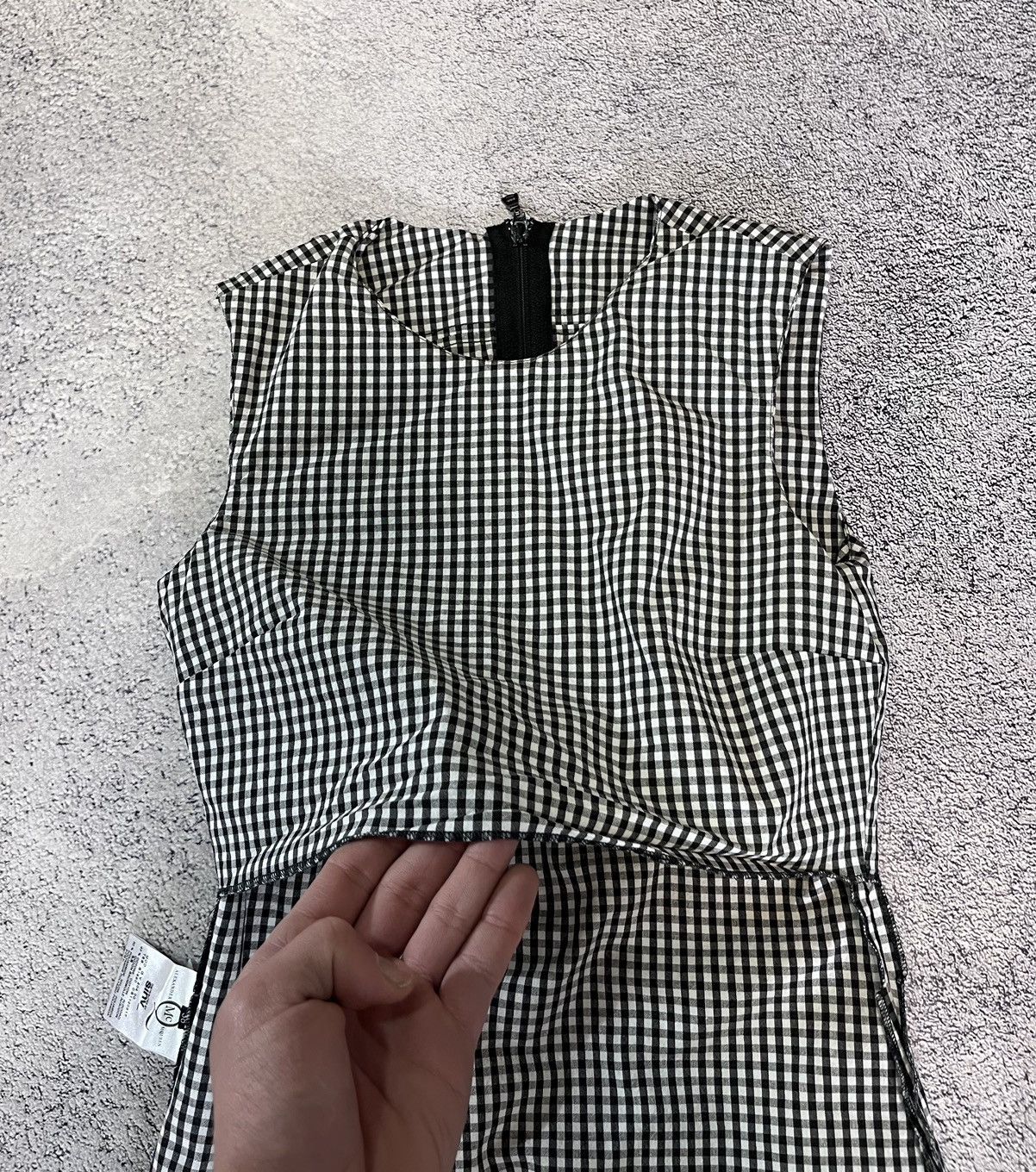 Alexander McQueen Alexander McQueen Women Dress Sleeveless Gingham Size 38 Size XS / US 0-2 / IT 36-38 - 14 Thumbnail