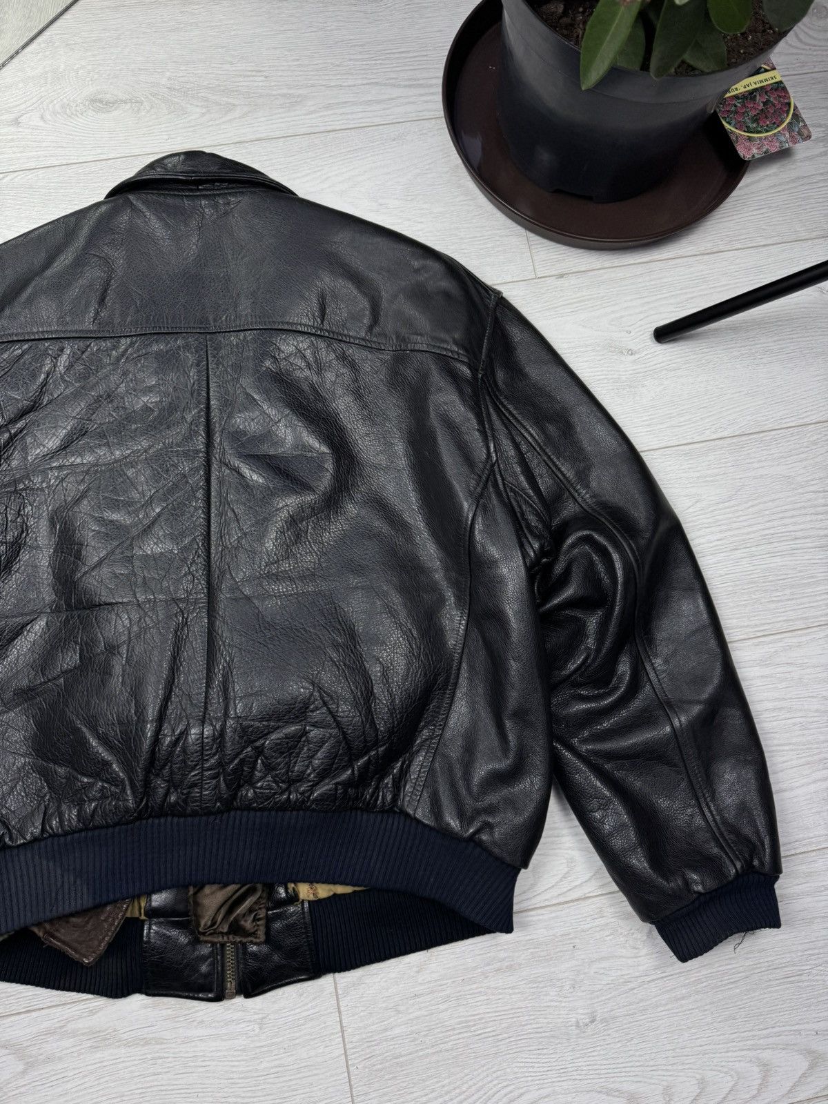 Levi's Vintage Clothing Ultra Rare 🤯 Levi’s Leather Aviator Jacket Size US S / EU 44-46 / 1 - 8 Thumbnail