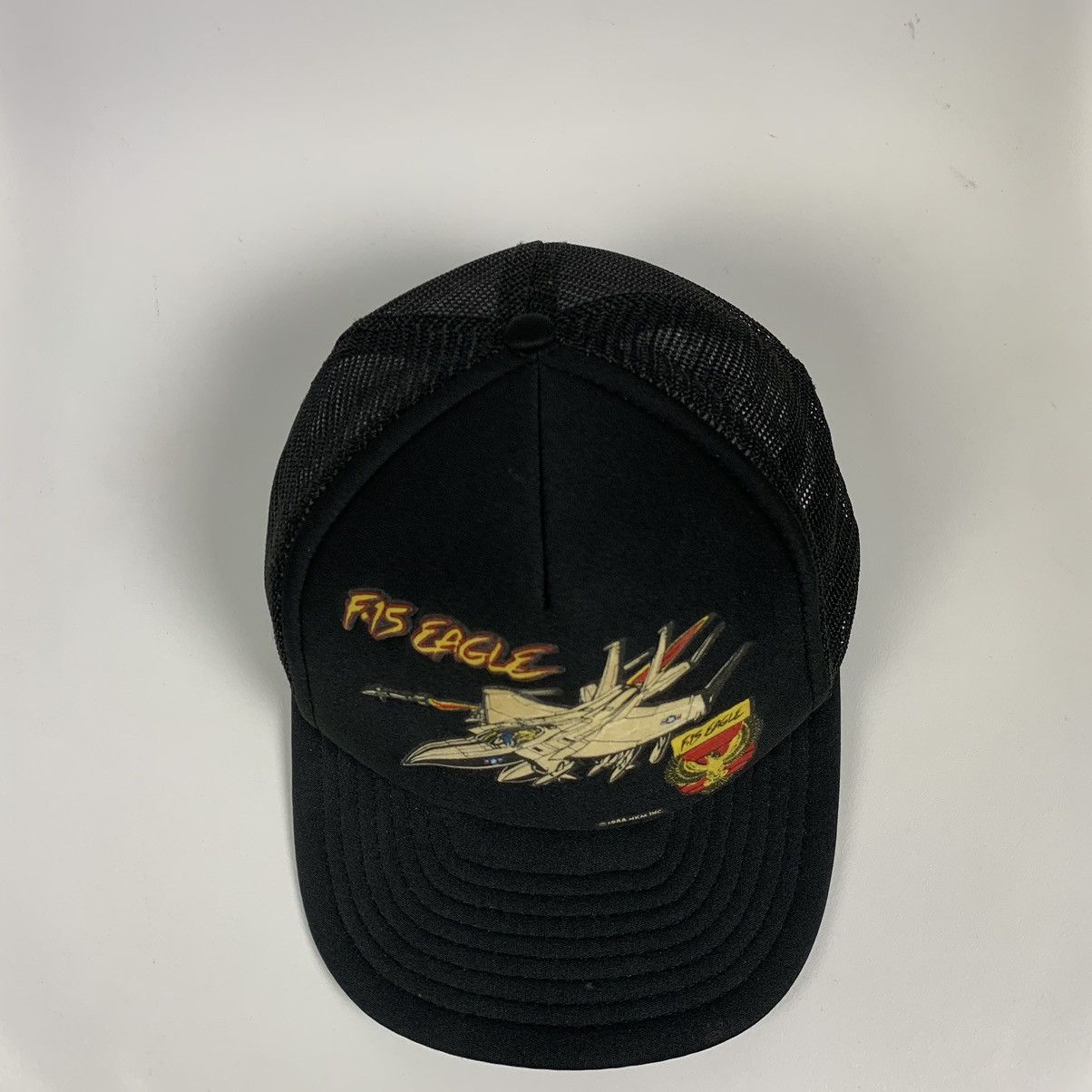 Other Vintage F-15 Eagle 1988 Trucker Hat Cap Black One Size Men’s Size ONE SIZE - 3 Thumbnail