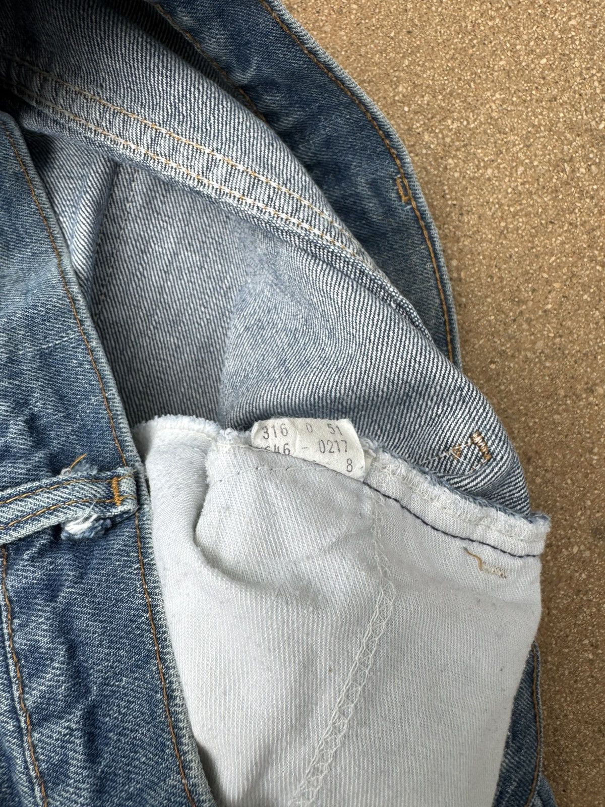 Levi's × Vintage Vtg 70’s Levi’s 646 Orange Tab Bellbottom Flare Jeans 35x32 Size US 35 - 6 Thumbnail