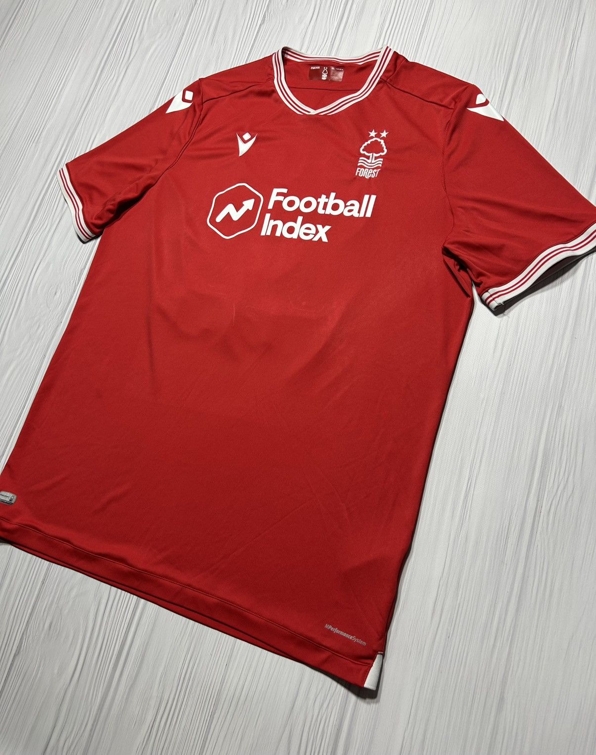 Macron 2020-21 Nottingham Forest #22 R Hodgkin Home Jersey Size 4XL Size US XXL / EU 58 / 5 - 3 Thumbnail