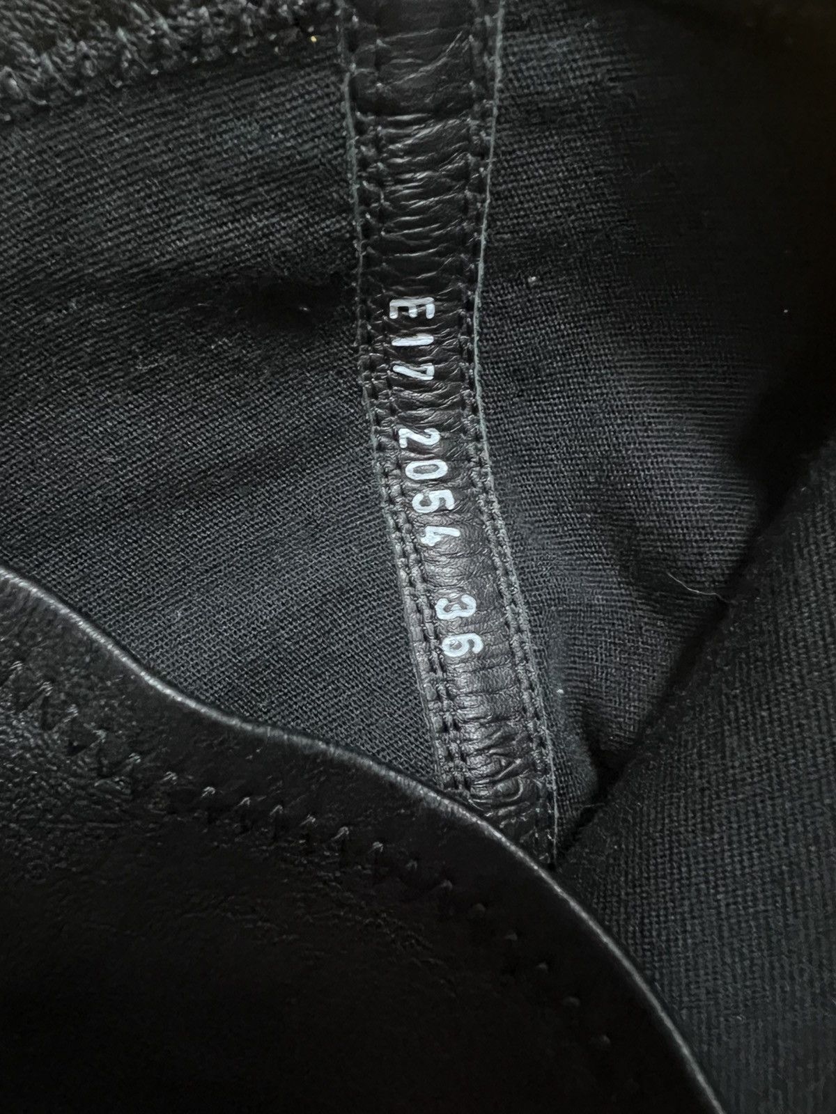 Rick Owens Rick owens mainline leather thigh high stocking sz36 Size US 6 / IT 36 - 6 Thumbnail