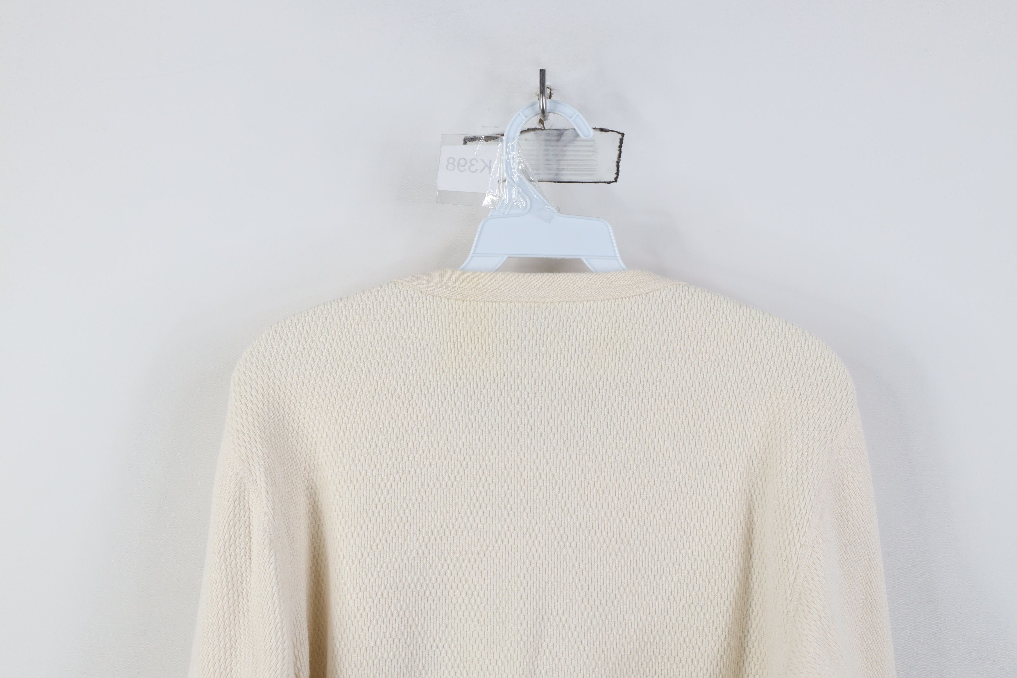 Vintage Vintage 70s Streetwear Waffle Knit Long Sleeve T-Shirt USA Size US L / EU 52-54 / 3 - 10 Thumbnail