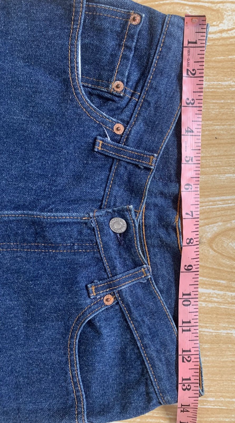 Levi's × Vintage Rare.. Vintage 90s Levi’s 501 Button Fly Denim Pants Size US 27 - 24 Thumbnail