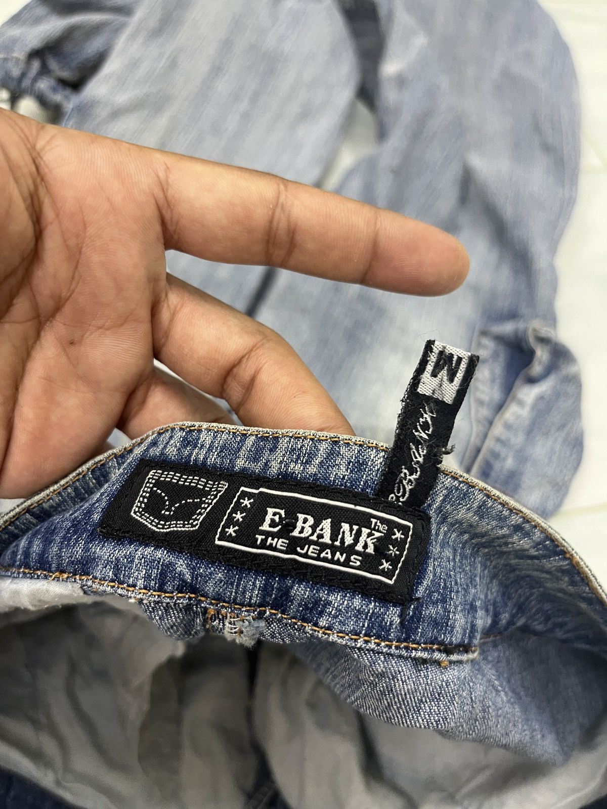 Japanese Brand 🔥🔥🔥HYPE E BANK THE JEANS DENIM Size 29" - 7 Thumbnail