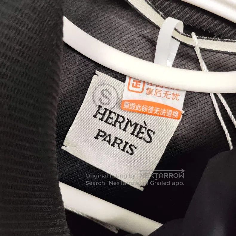 Hermes Hermes Wool coat, black Size XS / US 0-2 / IT 36-38 - 3 Thumbnail