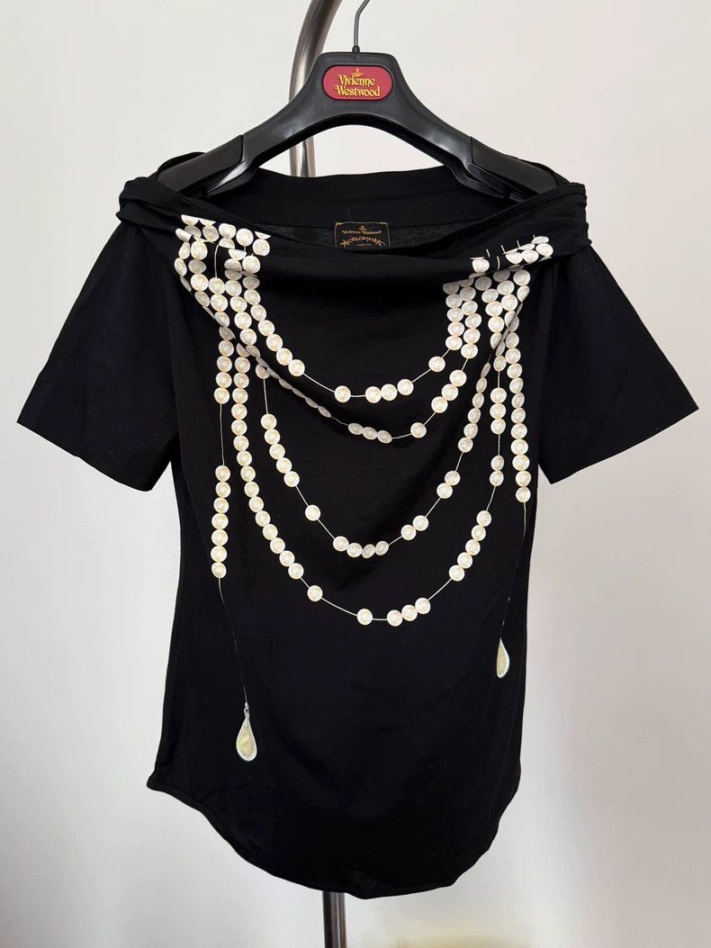 Vivienne Westwood Vivienne Westwood Saturn Drunkard necklace graffiti short Size M / US 6-8 / IT 42-44 - 1 Thumbnail