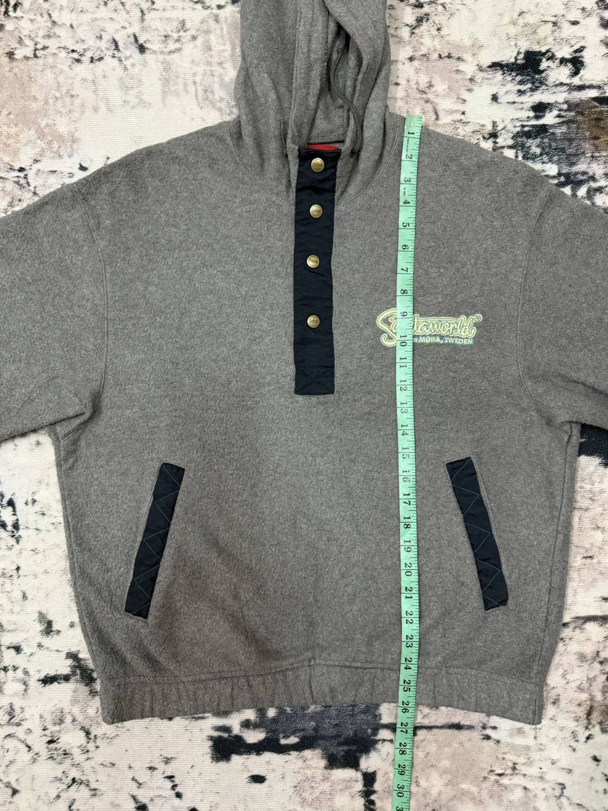 Cartoon Network × Japanese Brand × Vintage Vintage Santaworld Pullover Fleece Halfbitton Jacket Hoodie Size US L / EU 52-54 / 3 - 14 Thumbnail