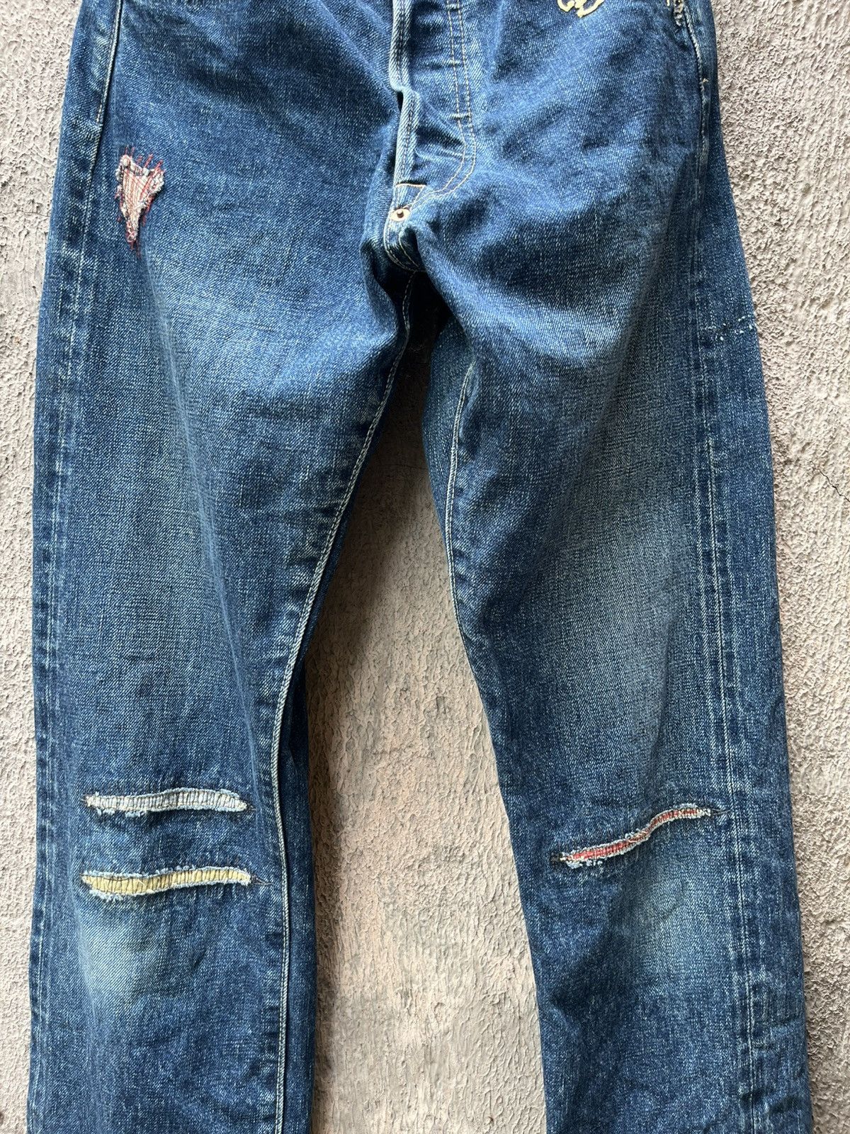 Japanese Brand Medical Branch Patch Denim Size US 30 / EU 46 - 3 Thumbnail