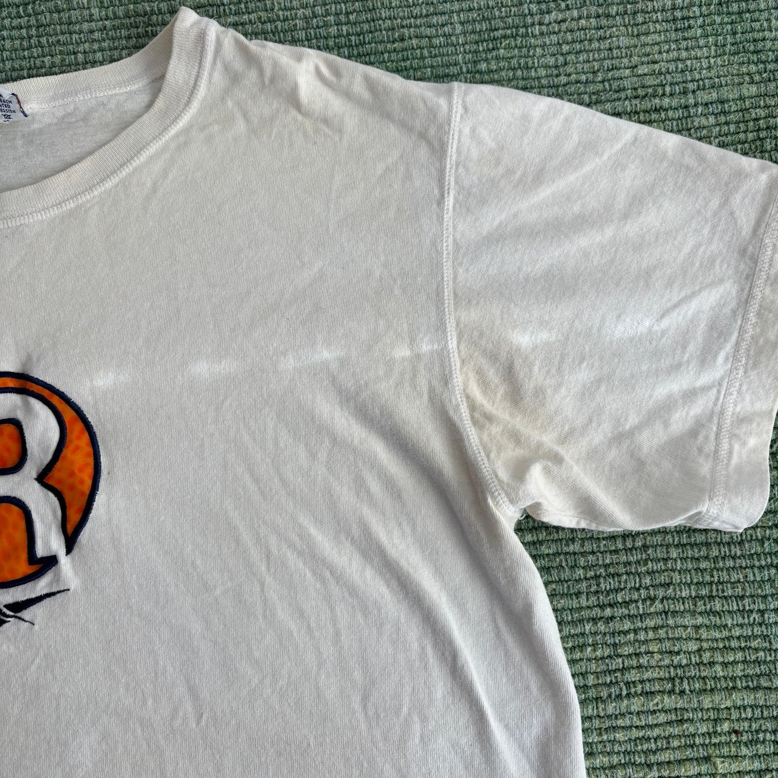 Reebok × Vintage 90s Crop Fit Vintage Reebok Cotton Tee Shirt Sz L Size US L / EU 52-54 / 3 - 6 Thumbnail