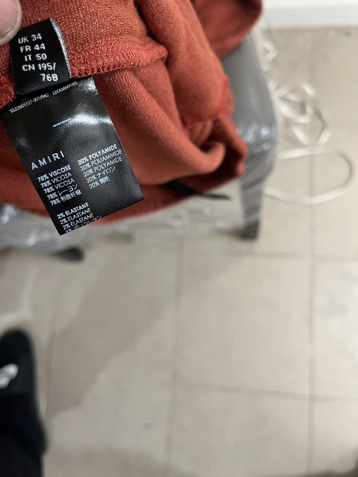 Amiri Amiri Johnny Track Flare Sz L Size US 34 / EU 50 - 10 Thumbnail