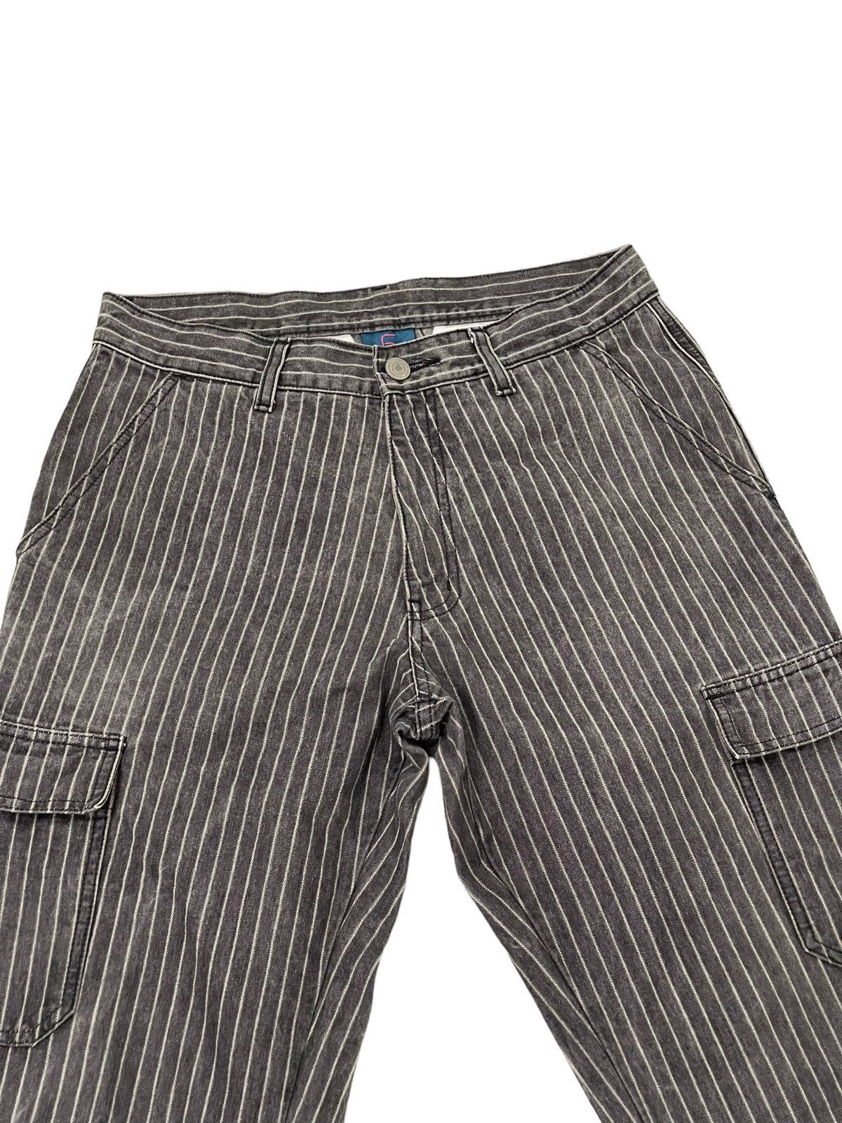 Japanese Brand Cargo Jeans Striped Rageblue Japan Regular 7🟦7 Size US 30 / EU 46 - 6 Thumbnail