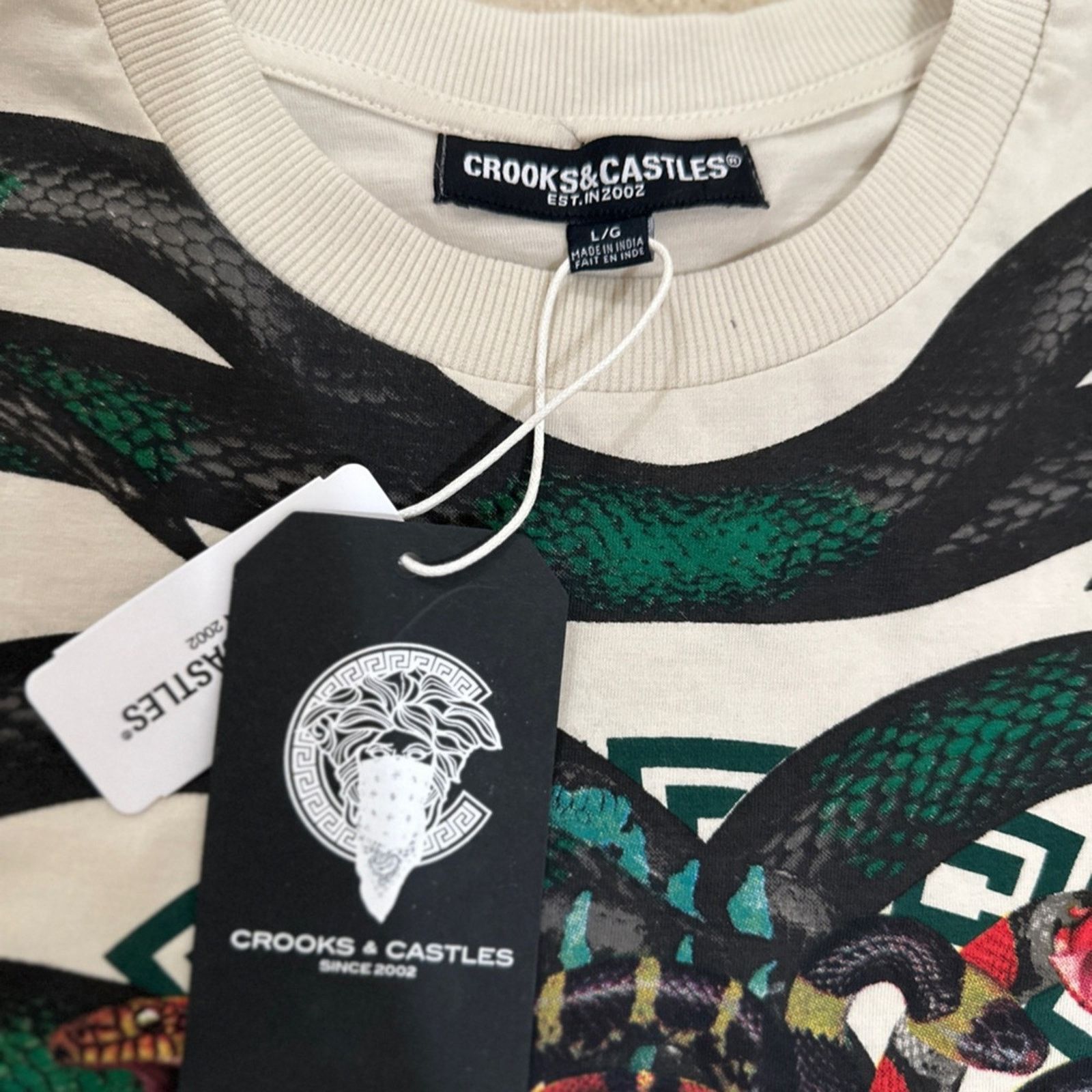 Crooks & Castles NWT Crooks & Castles Money Snake Tee Size US L / EU 52-54 / 3 - 4 Thumbnail