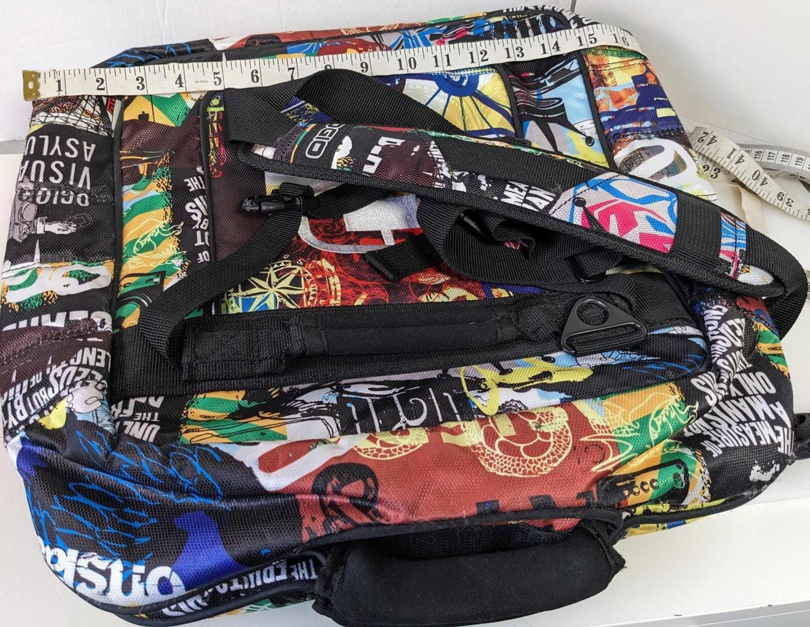 Ogio Ogio Visual Asylum China Messenger Bag Streetwear Graffiti Size ONE SIZE - 11 Thumbnail