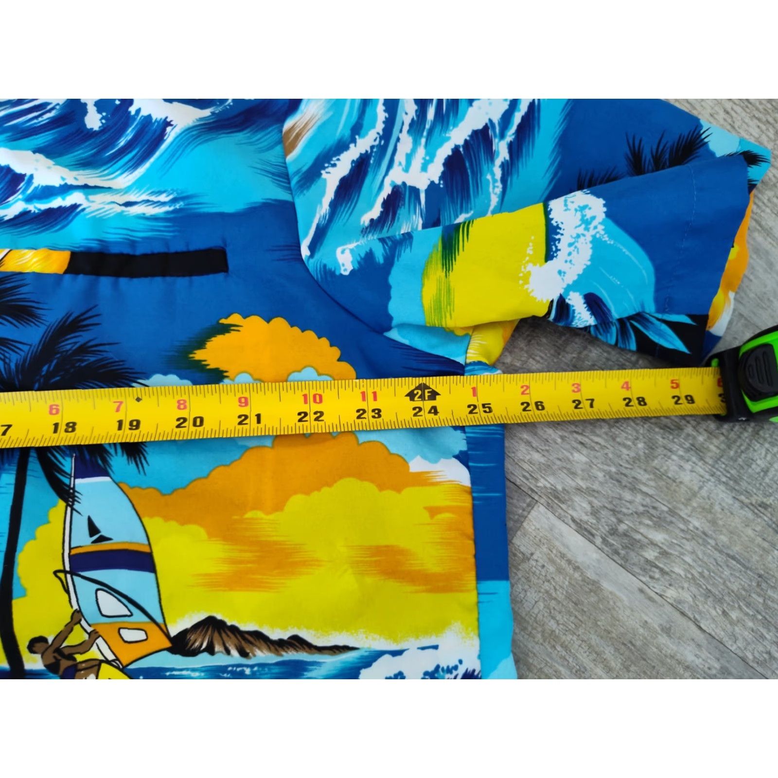 Vintage VINTAGE Kalena Fashions Hawaiian Camp Shirt Mens XL Blue Floral Button Up Made In USA Size US XL / EU 56 / 4 - 5 Thumbnail