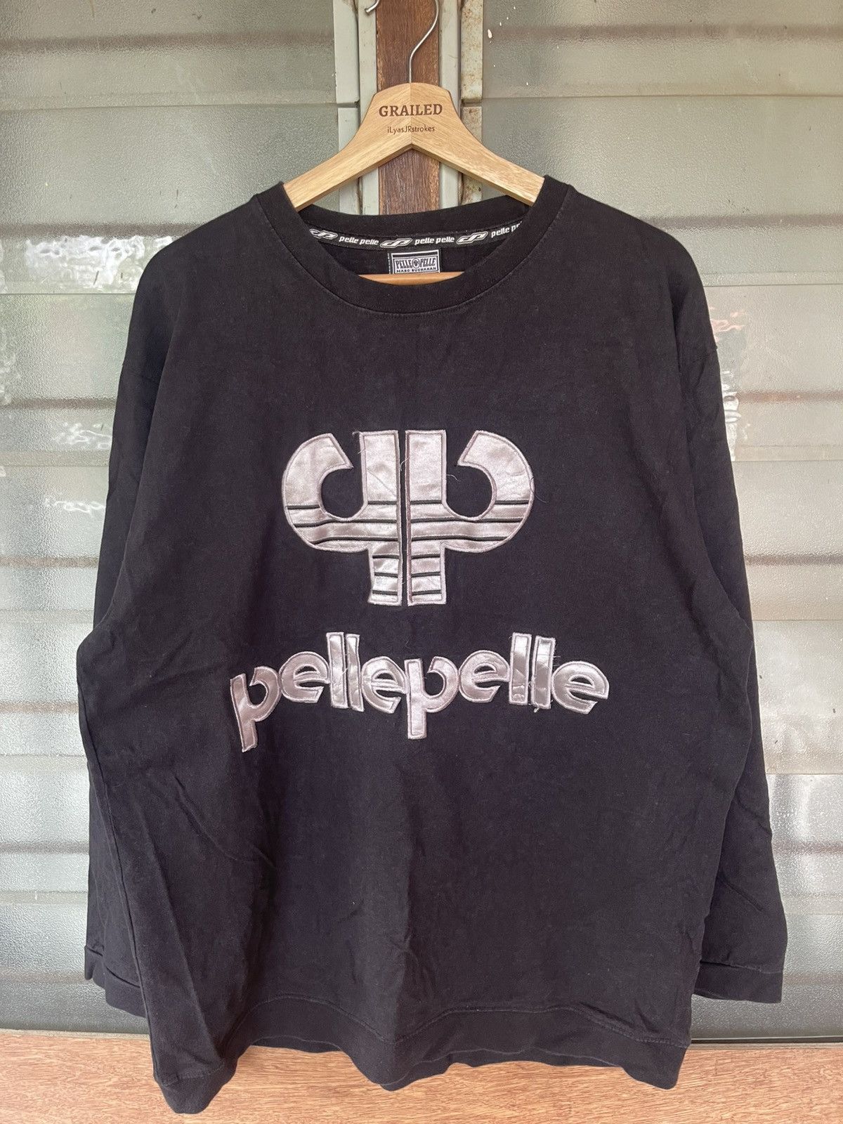 Pelle Pelle Pelle Pelle Embroidery Long Sleeve Tee Size US XL / EU 56 / 4 - 1 Thumbnail