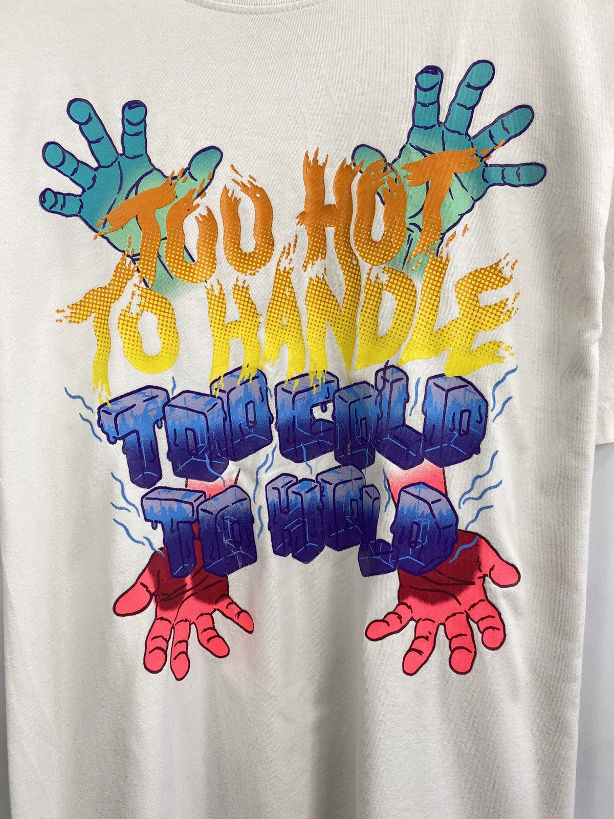 Nike 🔥❄️Vintage Y2K Nike To Hot To Handle Too Cold To Hold T-Shirt Size US XL / EU 56 / 4 - 4 Thumbnail