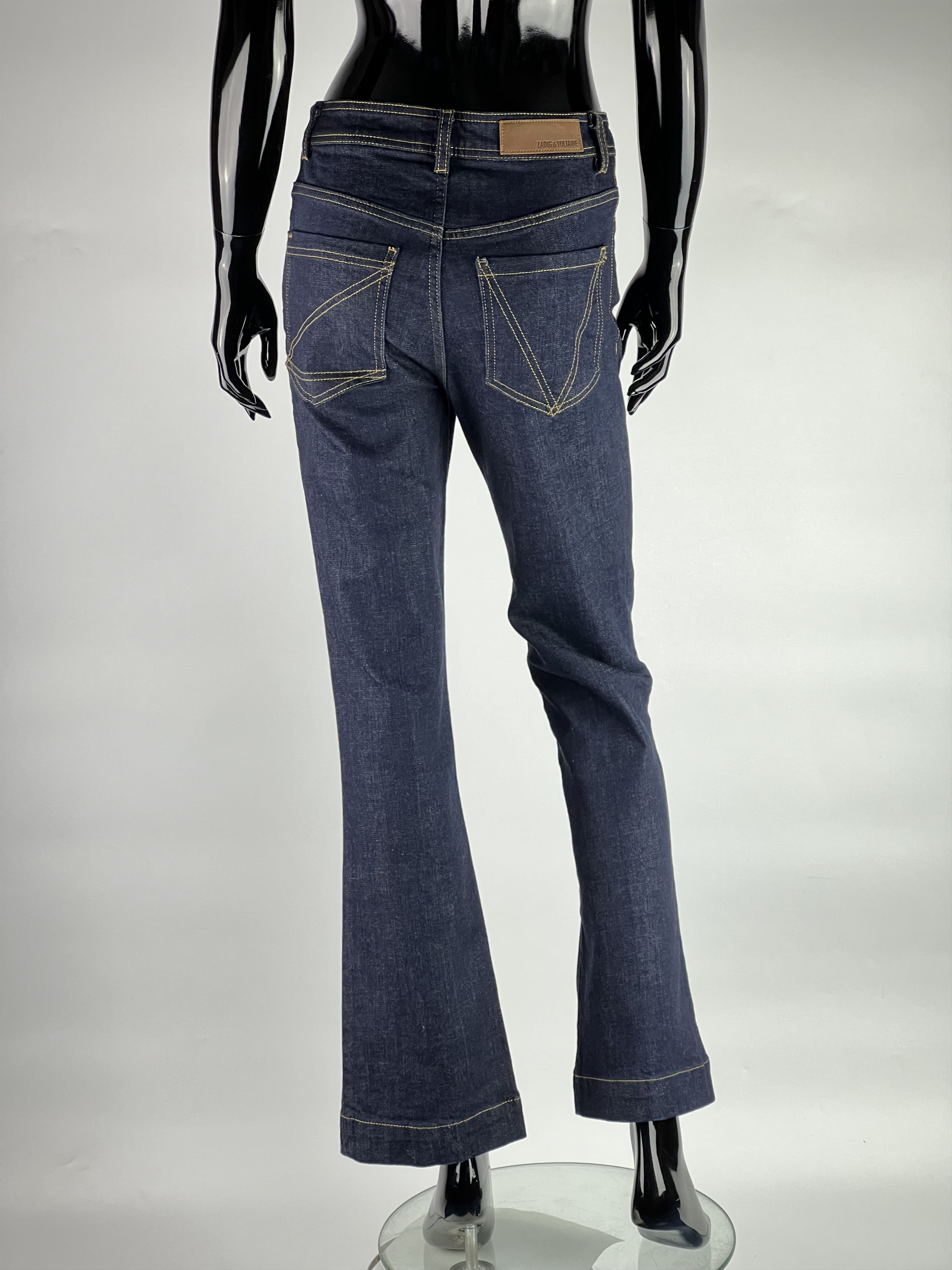Zadig & Voltaire Zadig Voltaire Women's Pistol Blue Jeans Size 36 Size 27" / US 4 / IT 40 - 3 Thumbnail