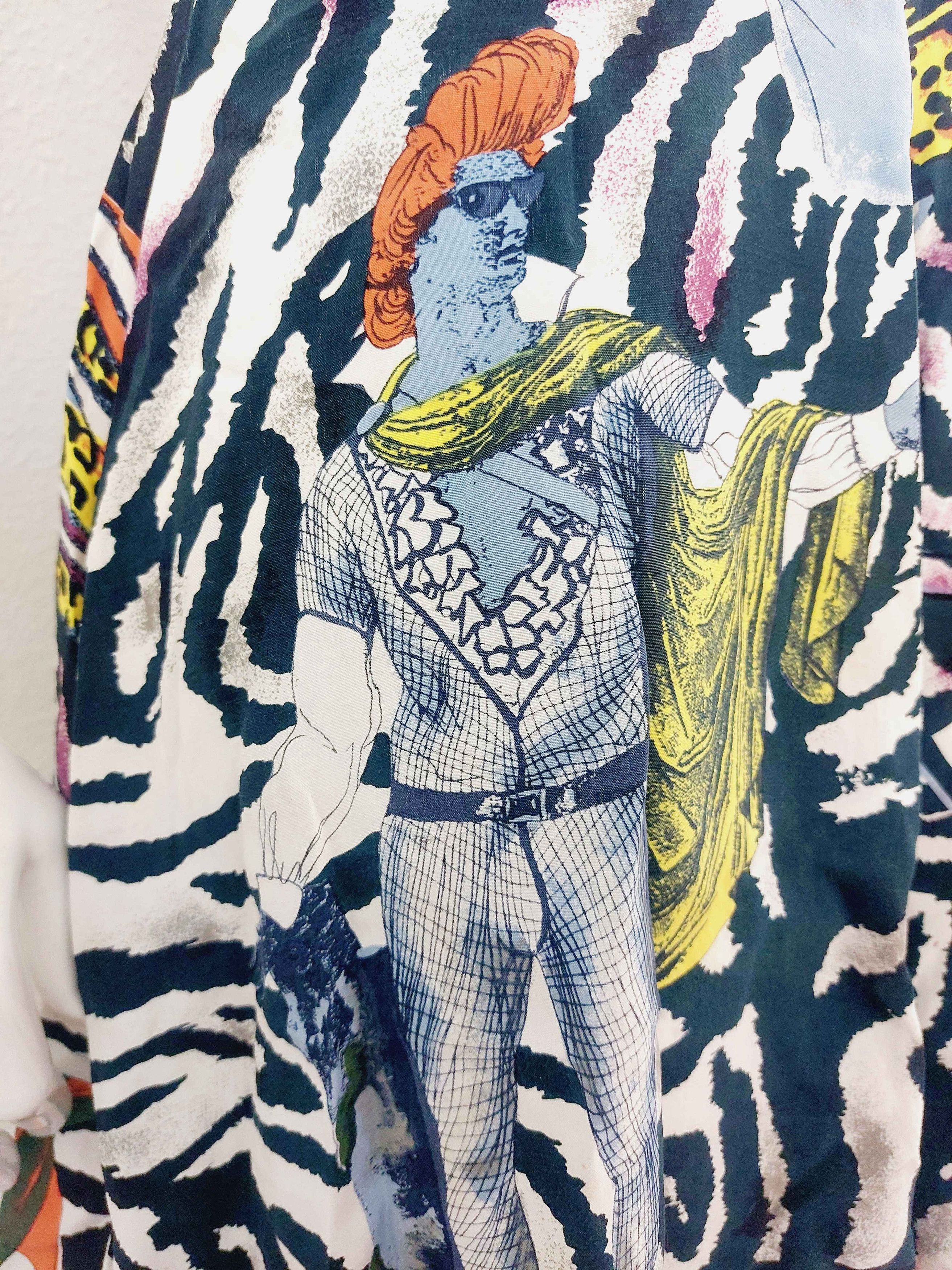 Jean Paul Gaultier Jean Paul Gaultier Cartoon Pop Art Zebra Mini Dress Size M / US 6-8 / IT 42-44 - 7 Thumbnail