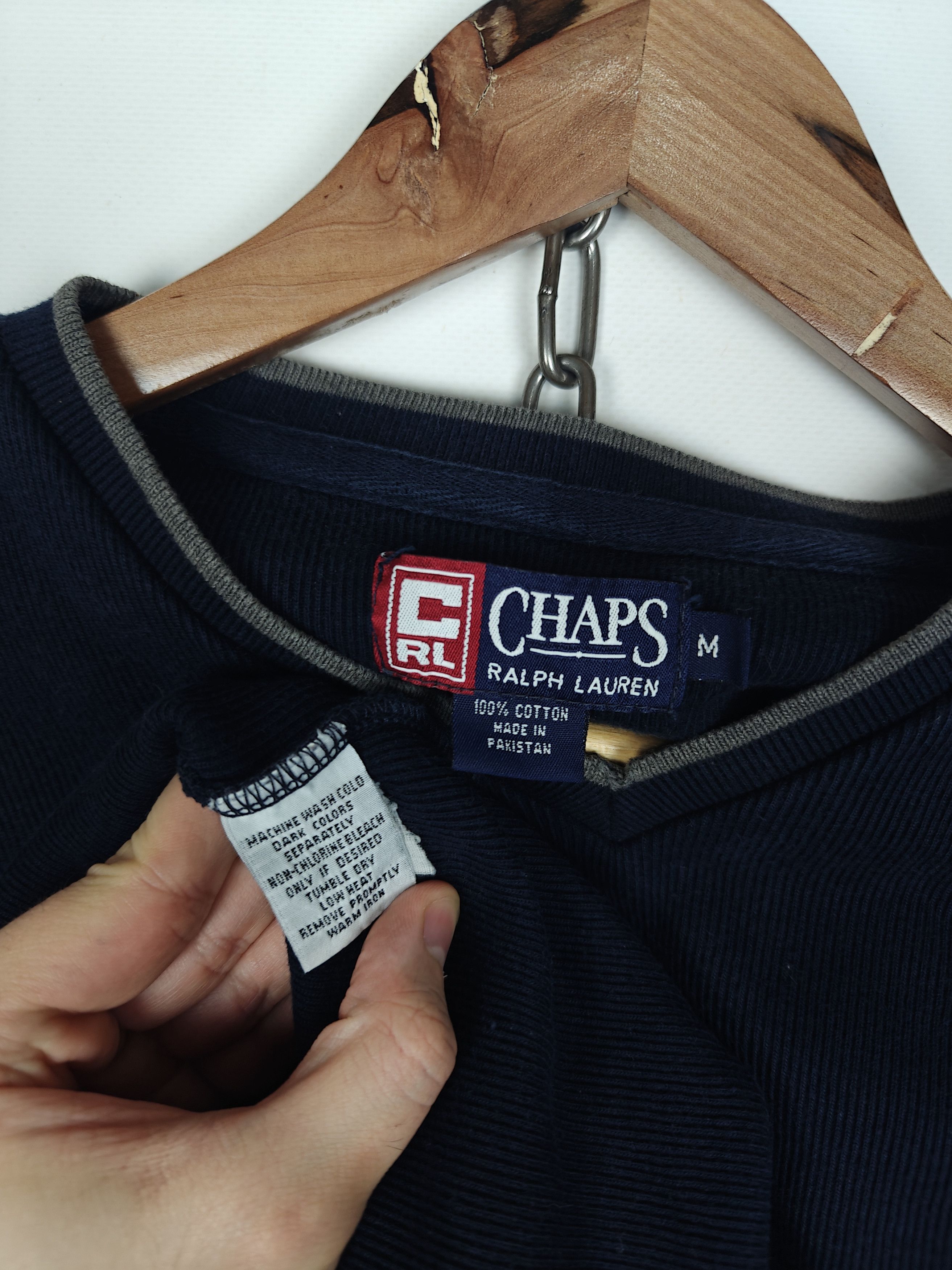 Chaps Chaps Ralph Lauren Sweatshirt VTG Blue size M Size US M / EU 48-50 / 2 - 8 Thumbnail