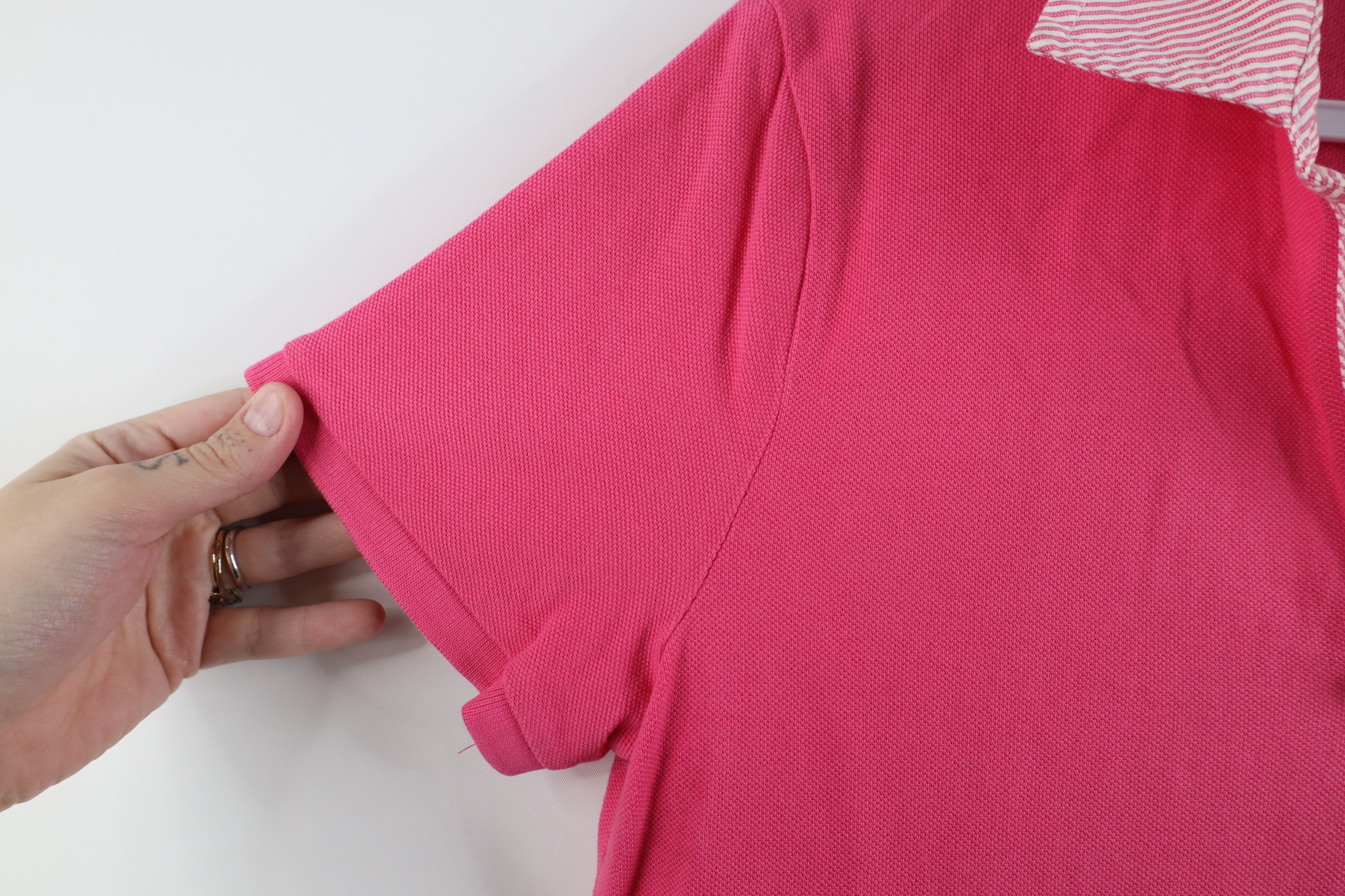 Ralph Lauren Vintage Y2K Ralph Lauren Crest Collared Polo Shirt Pink Size M / US 6-8 / IT 42-44 - 6 Thumbnail