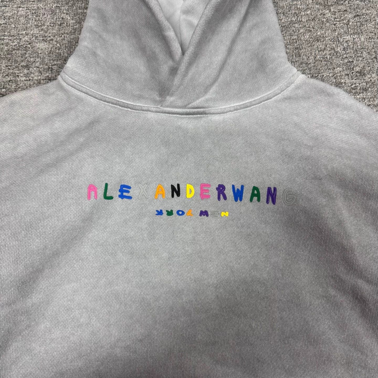 Alexander Wang Alexander Wang Washed Color Logo XXS Hoodie 99 New Size US XXS / EU 40 - 5 Thumbnail