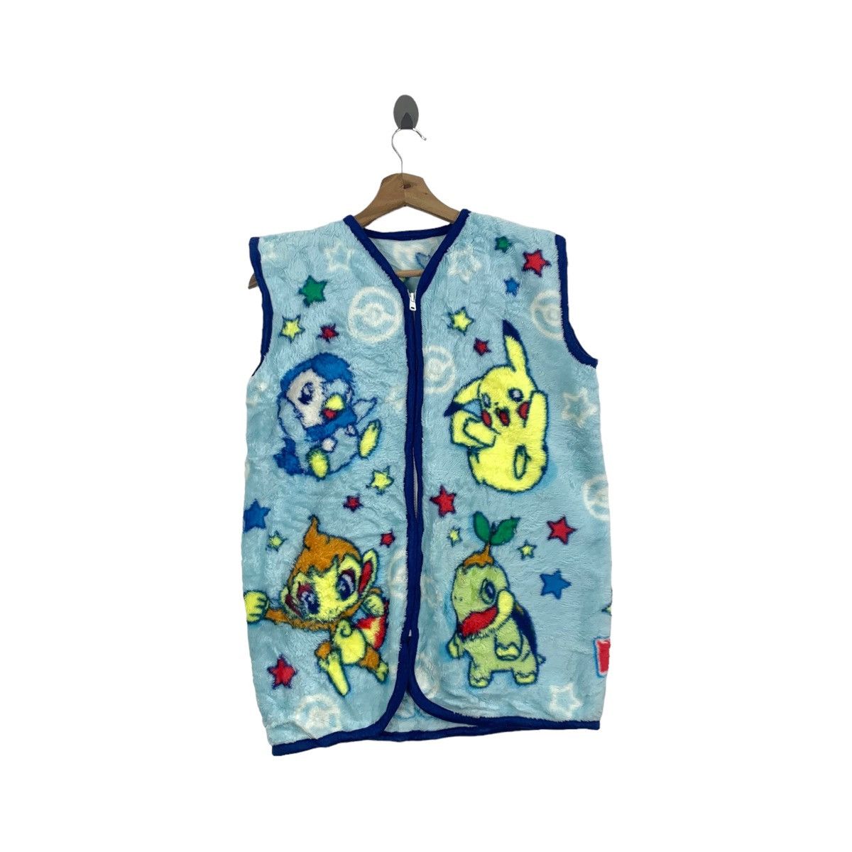 Pokemon × Vintage Vintage POKEMON Pocket Monster Japanese Cartoon Fleece Vest Size US S / EU 44-46 / 1 - 3 Thumbnail