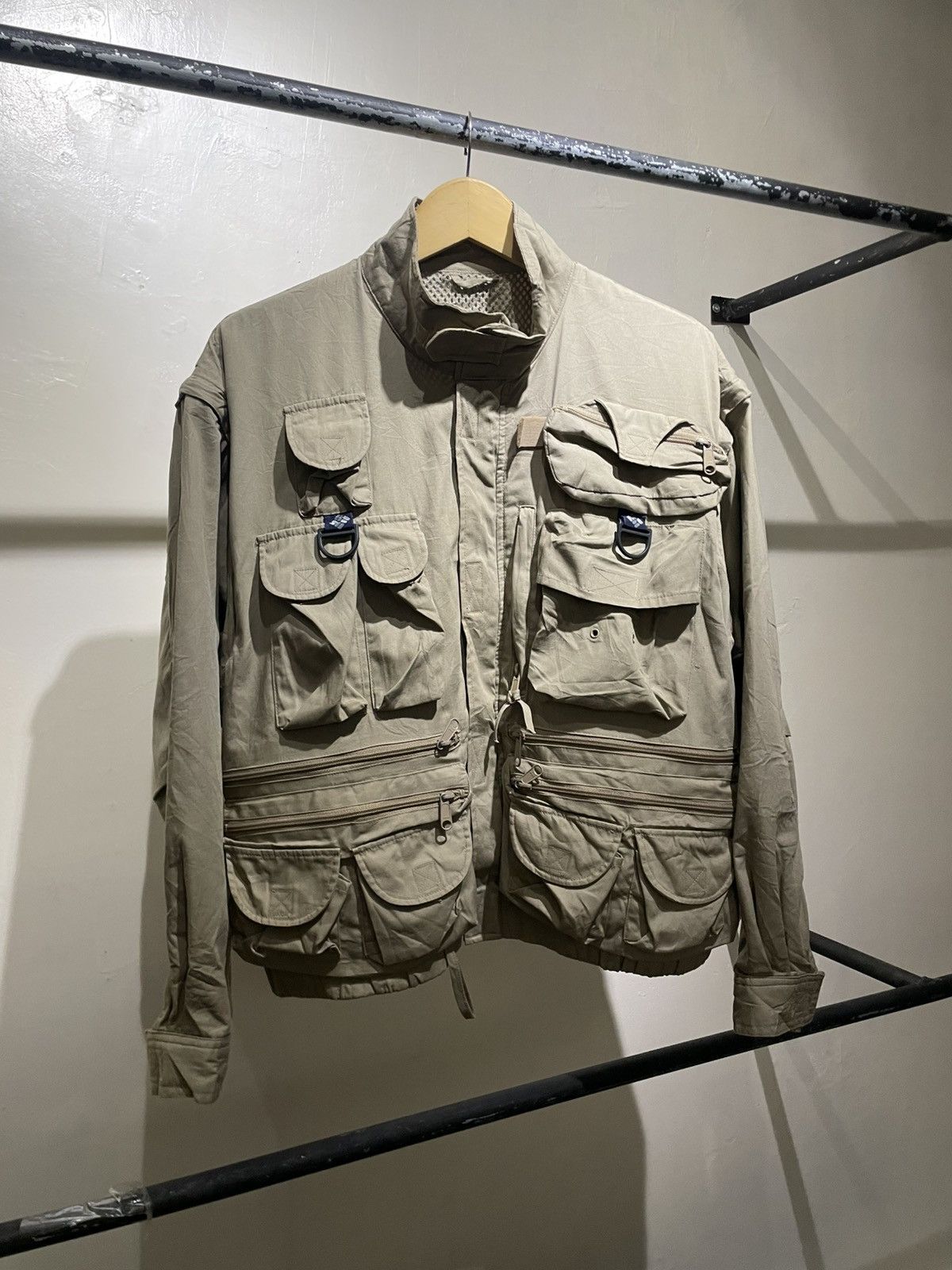 Columbia × General Research Columbia PFG Utility Multipocket Jacket / Vest (convertible) Size US M / EU 48-50 / 2 - 12 Thumbnail