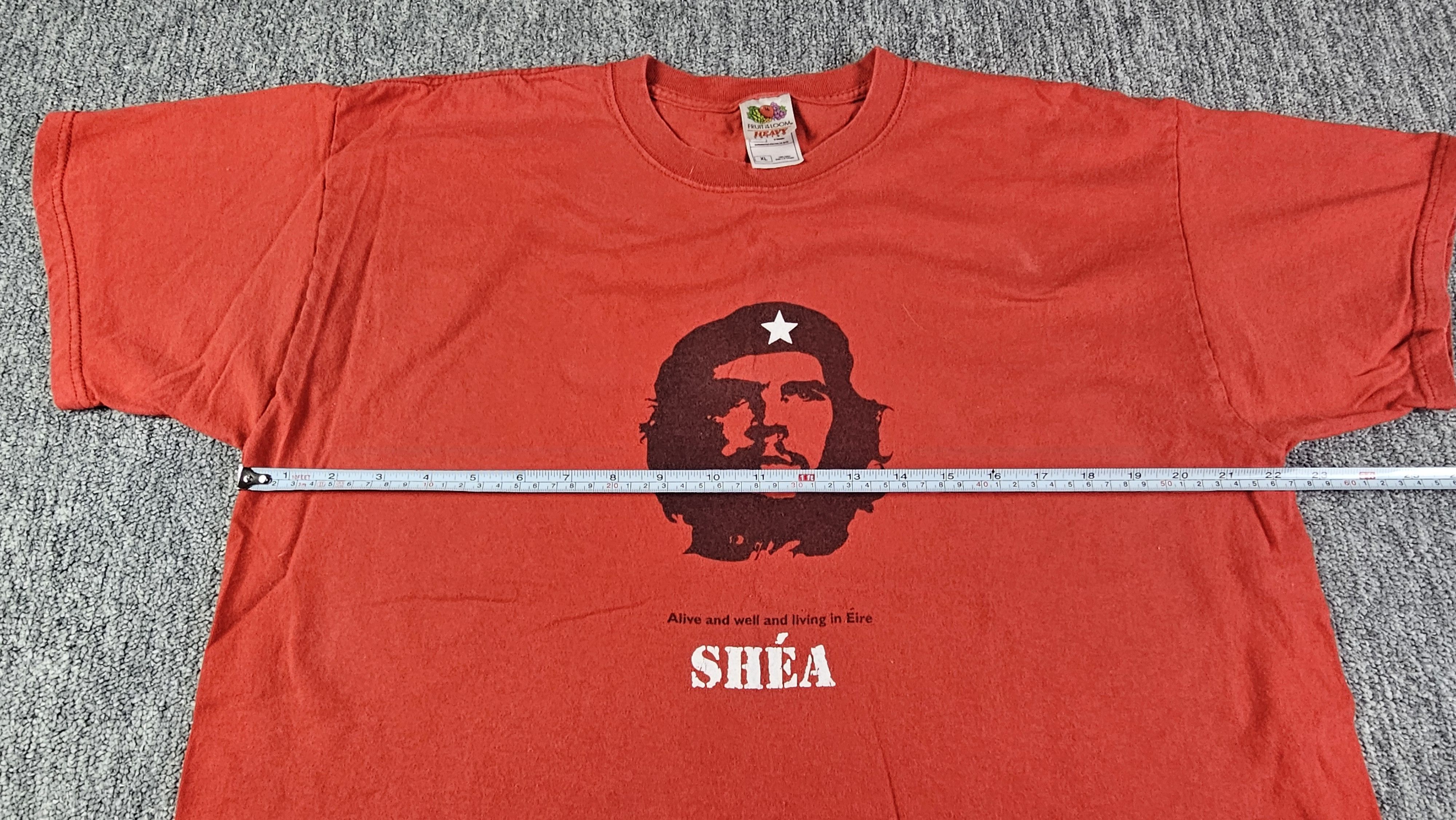 Fruit Of The Loom Vintage Che Guevara T-Shirt Men XL Red 90s Fruit Of The Loom Size US XL / EU 56 / 4 - 8 Thumbnail
